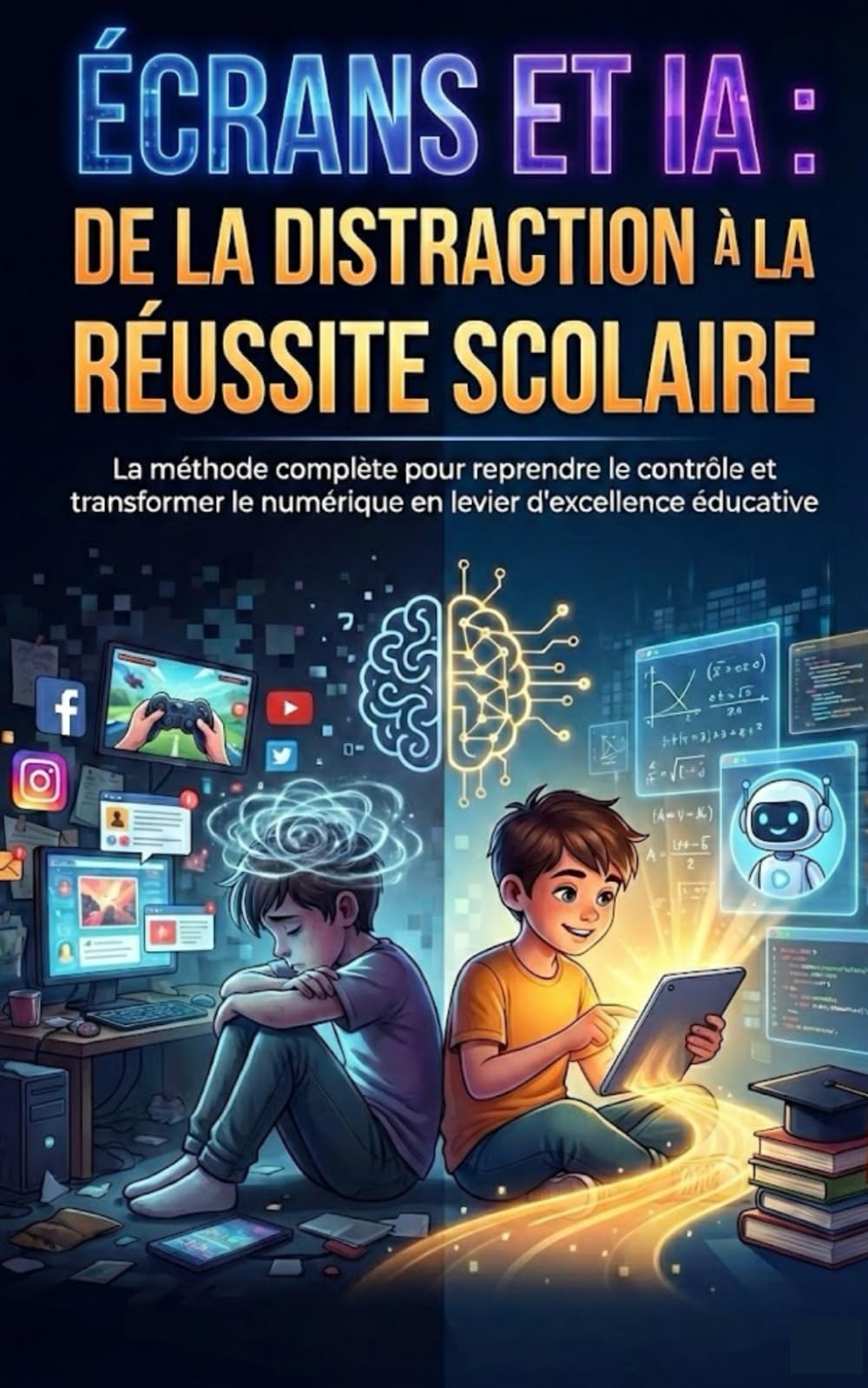 Écrans et IA, de la distraction à la réussite scolaire: La méthode complète pour reprendre le contrôle et transformer le numérique en levier d'excellence éducative