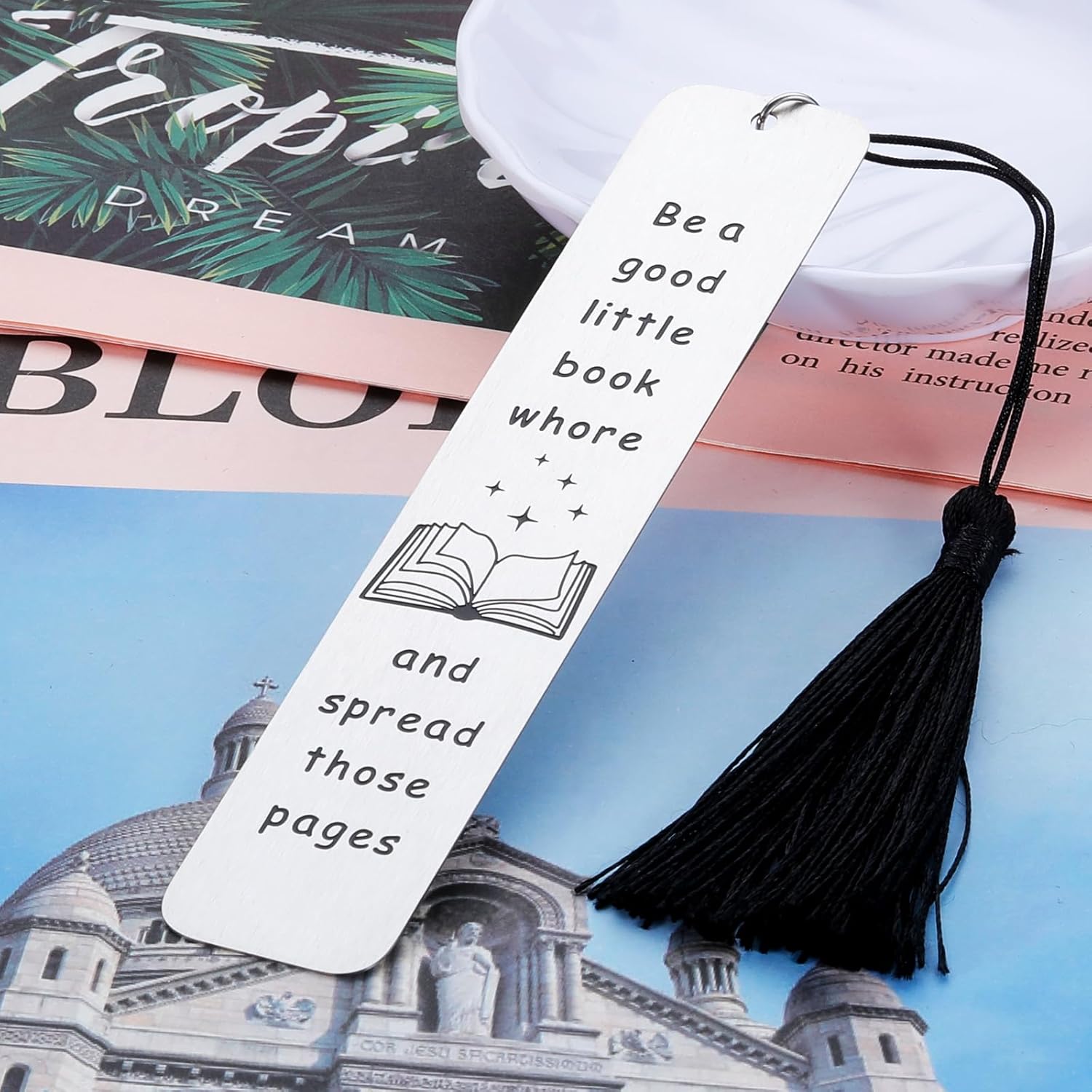 Enbloceclat Dark Romance Merch, is That Smutt Bookmark, Popular Gifts for Women, Spicy Book Lover Gift, Gifts for Young Women 20-25, Book Whore Bookmark - Image 5