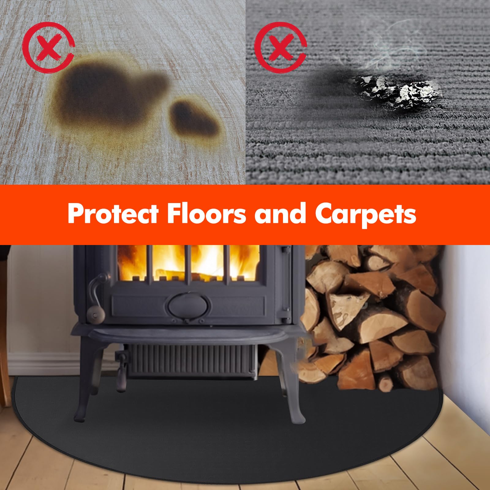 Fireproof Fireplace Mat - Image 3