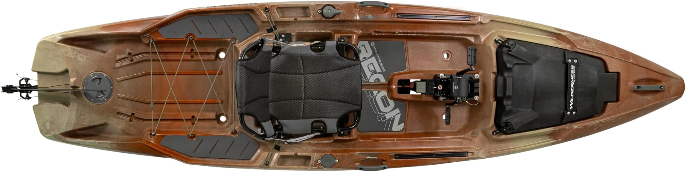 Recon 120 HD - Sit on Top Fishing Kayak - 360 Degree ACES seat & Helix PDโข Pedal Drive System - 12 ft