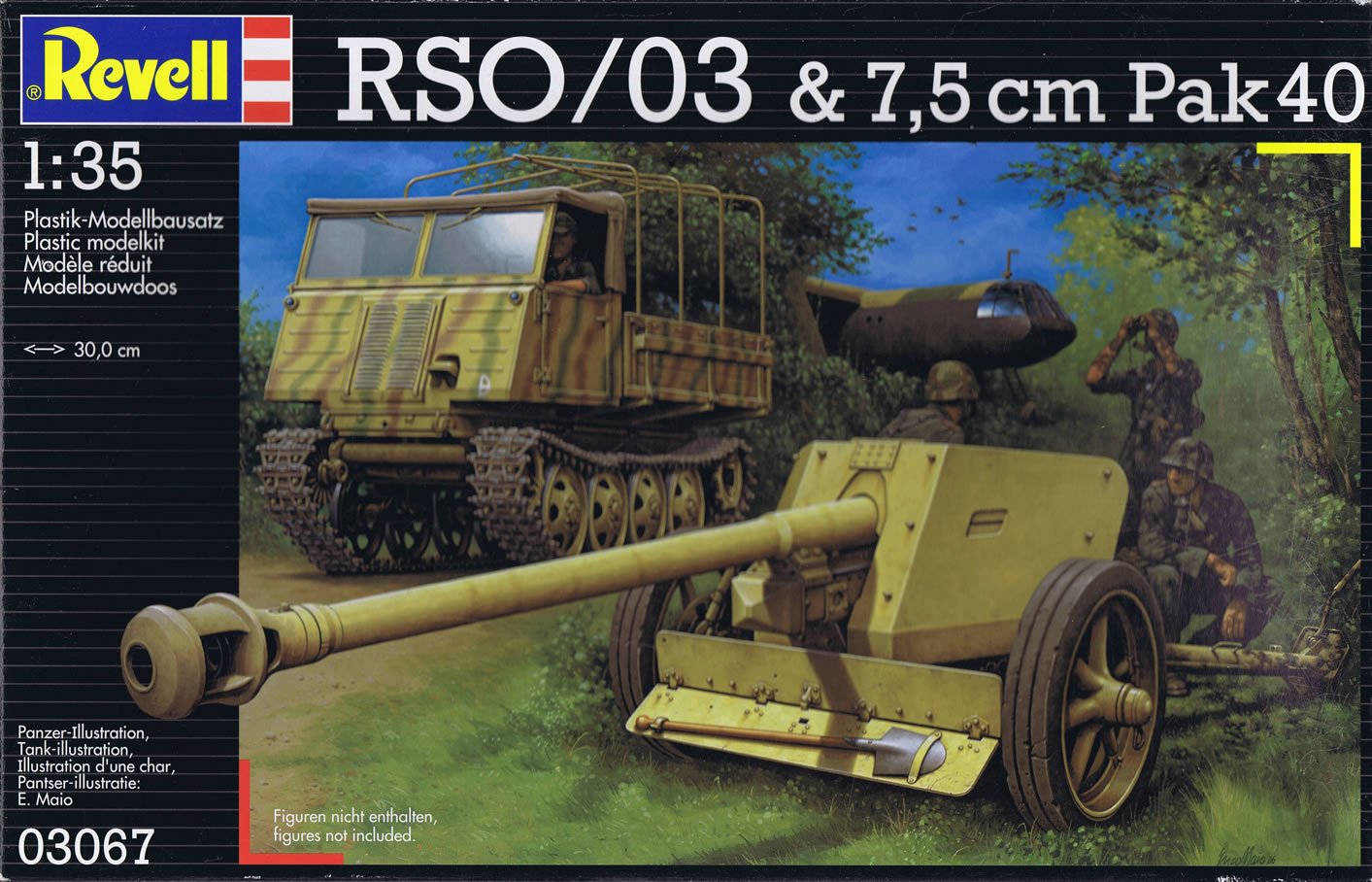 Revell Zestaw modelarski 03067 - RSO/03 i 7,5 cm Pak 40 w skali 1:35