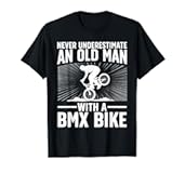 Cool BMX Bike Design For Grandpa Men BMX Bike Rider Lover T-Shirt