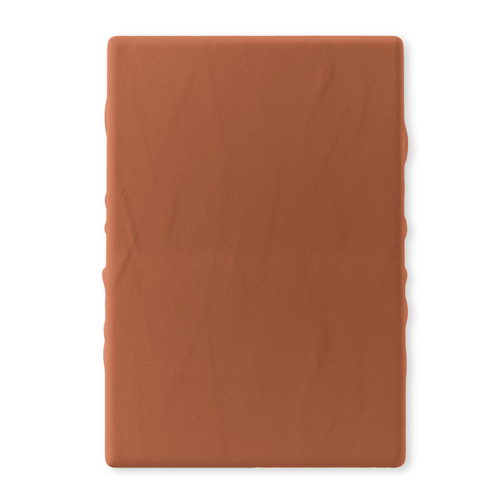 Natemia Fitted Pack and Play Sheet - 100% Organic Cotton - for Standard Size Playard, Pack n Play, and Mini Crib Mattress - Ultra Soft, Thick & Stretchy Jersey Knit Cotton