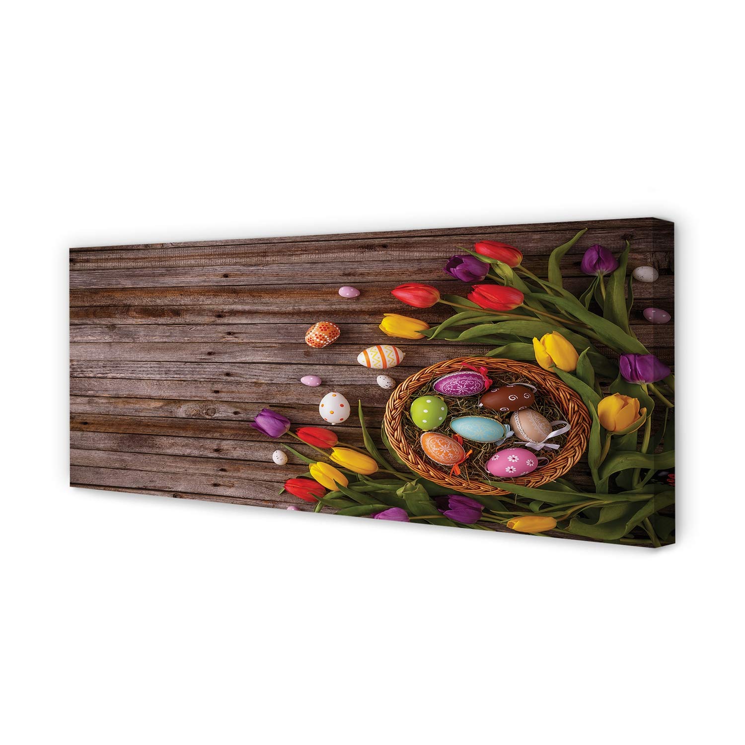 Tableau sur toile 125x50cm Tulup pour masquer les imperfections murales avec style et poésie