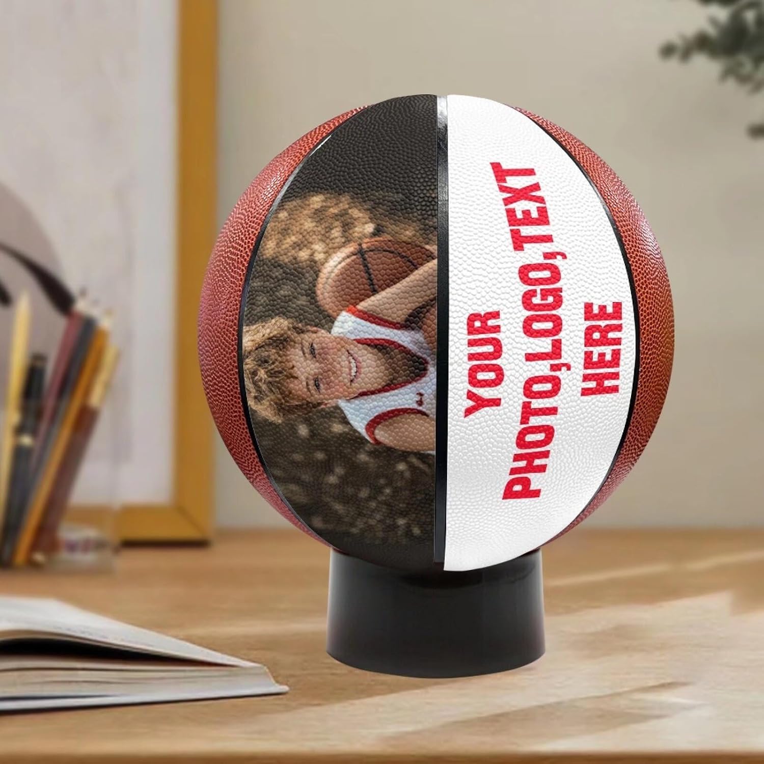 Ystardream Basketball for Kids Men 5-7 Personalized Basketball with Name Photo