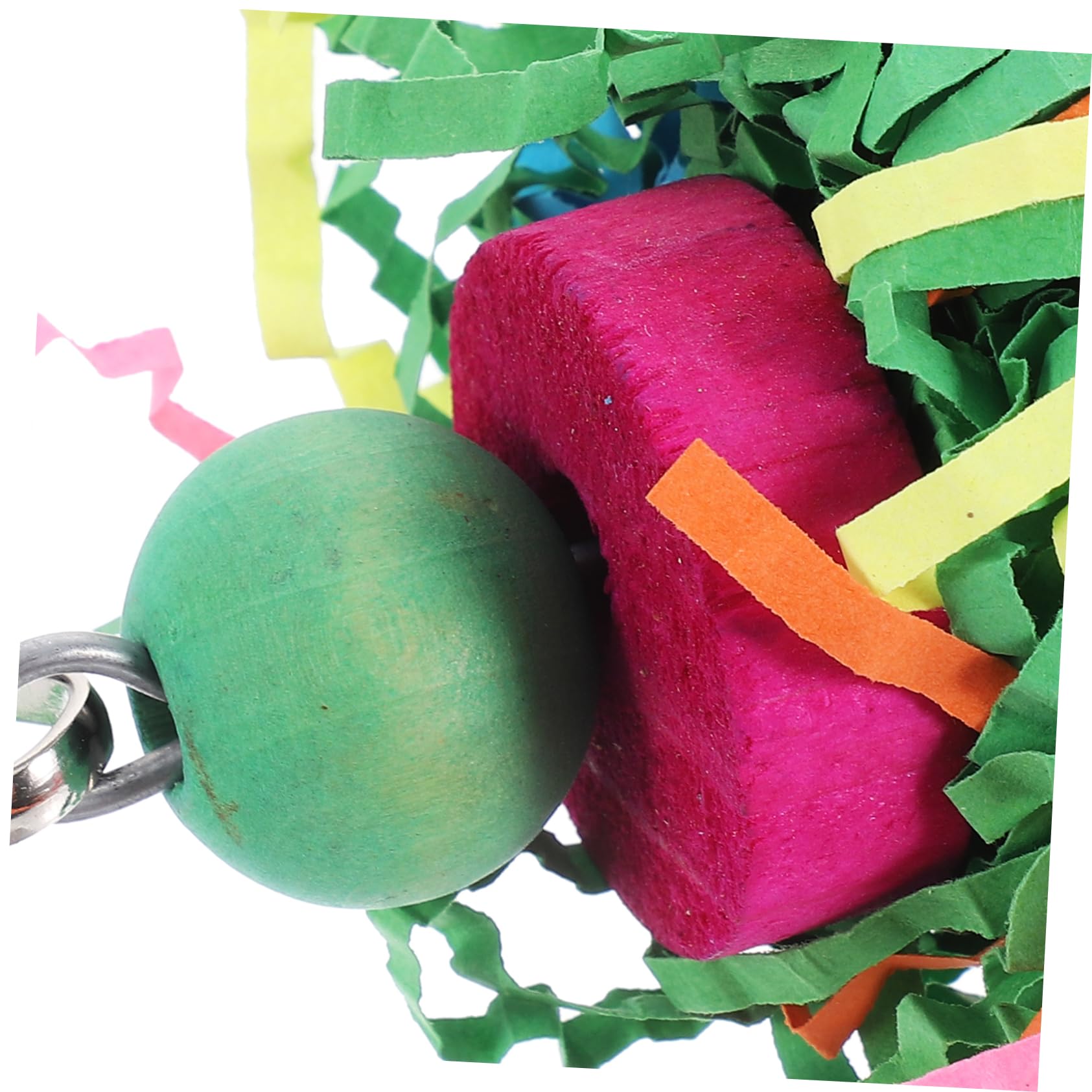 BESPORTBLE 16piezas Juguetes para Aves Juguetes Divertidos para Loros Resistente y Colgante para Periquitos y Otras Aves Color Aleatorio