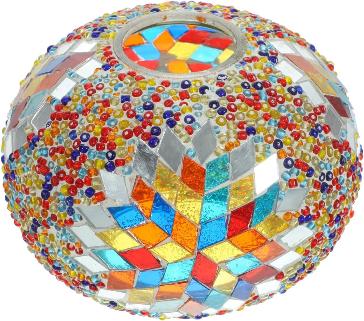 Gadpiparty Replacement Globe for Turkish Lamp 5.90In Stained Glass Lampshade Colorful Glass Lamp Shade Cover for Bedside and Table Lamps