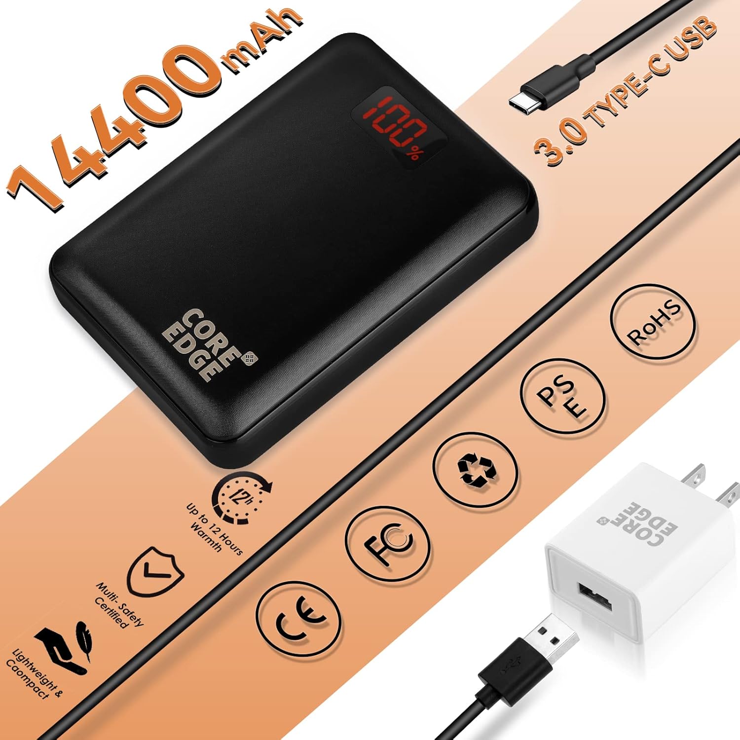 Heated Vest for Men with Detachable Heated Hood, Electric Vest for Men with Battery Pack Included - Image 8