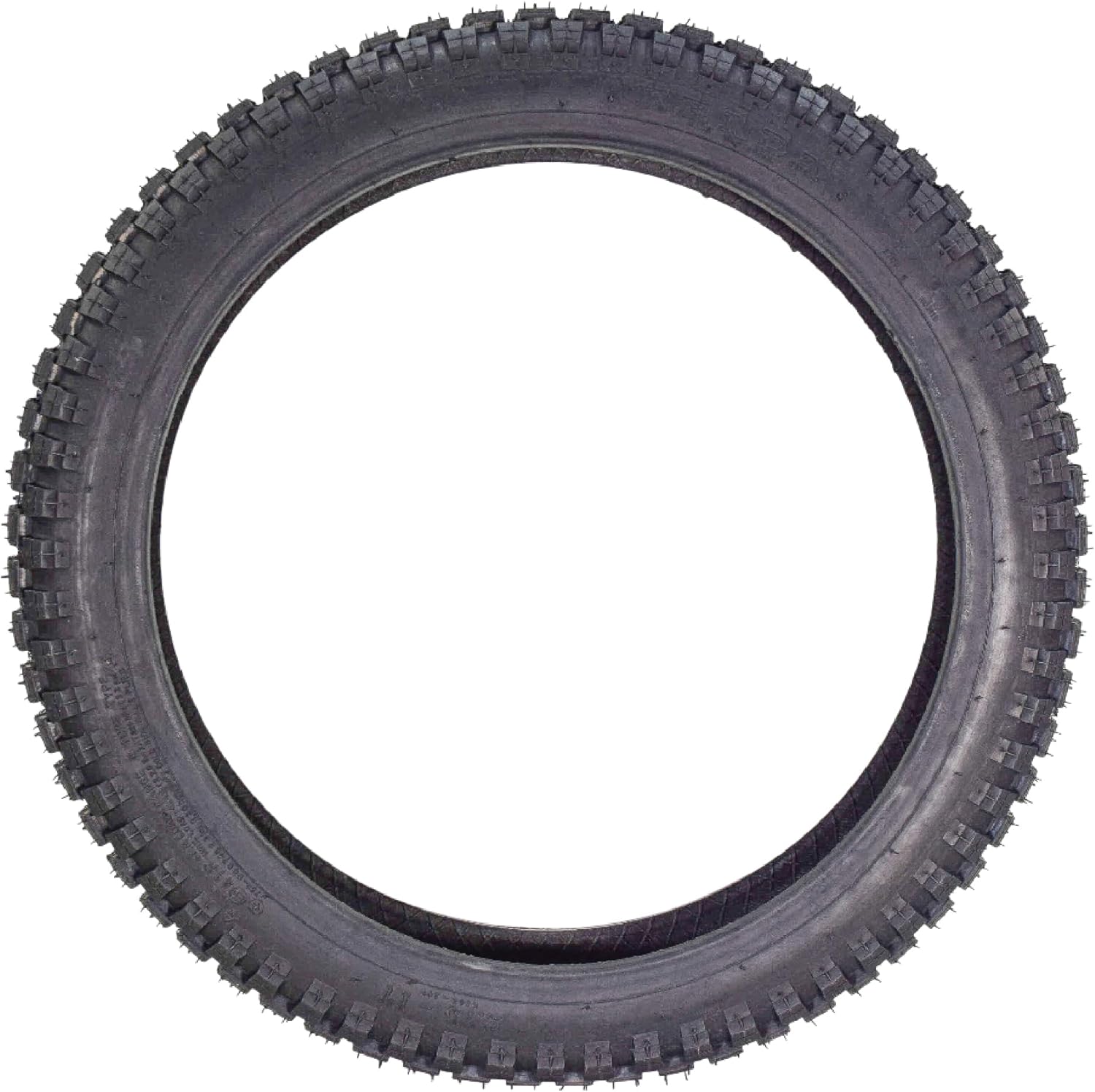 Kenda Small Block K262 Tube-Type (TT) Tires for Small Street and Trail Bikes, Dirt Bikes, and Scooters - Durable Off-Road and On-Road Performance with Keychain