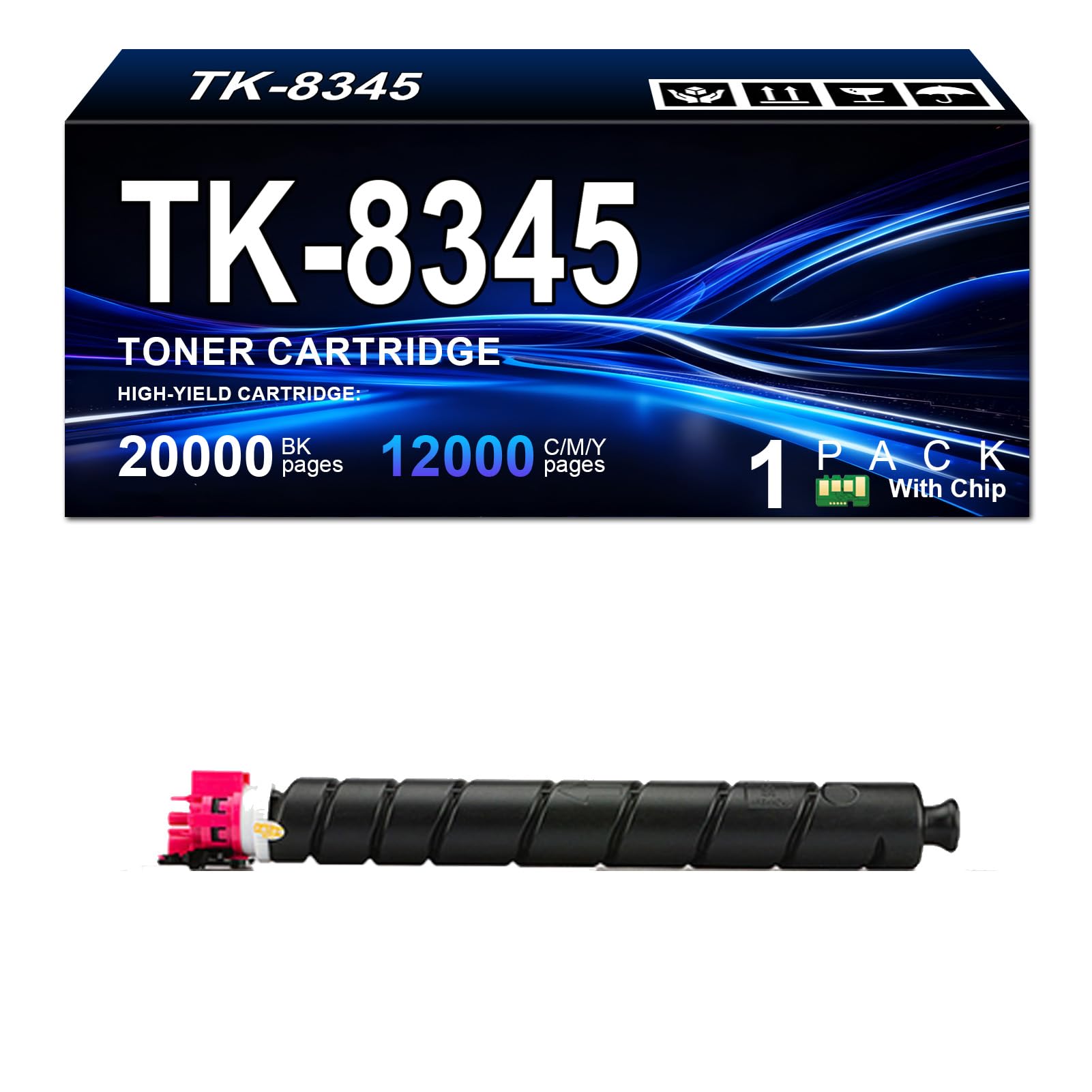 Amazon.com: KSJWUH TK-8345 Toner Compatible for Kyocera TK8348 TK