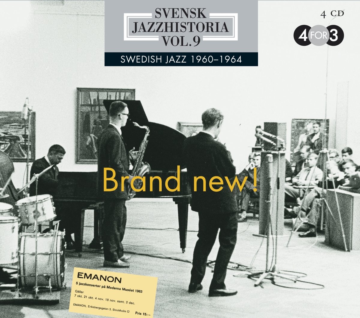Swedish Jazz History Vol. 9 1960-94 (4CD)
