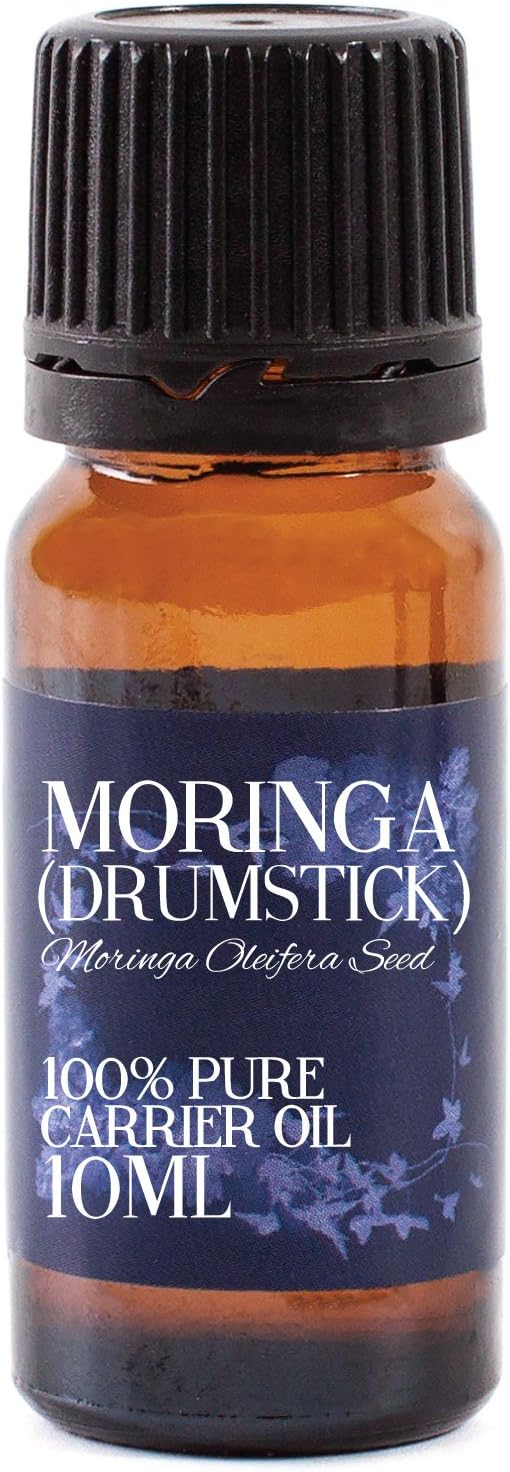 Mystic Moments | Moringa (Drumstick) Carrier Oil - 1 Litre - Pure & Natural Oil Perfect for Hair, Face, Nails, Aromatherapy, Massage and Oil Dilution Vegan GMO Free