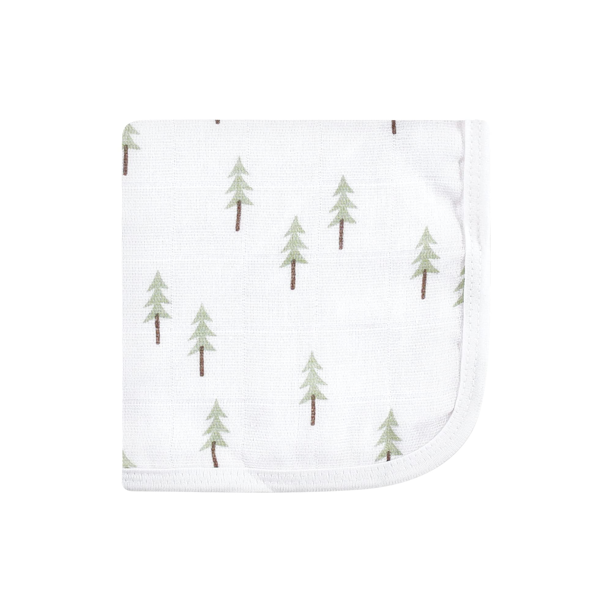 Hudson Baby Unisex Bawełniane ściereczki muślinowe dla niemowląt, Woodland, jeden rozmiar