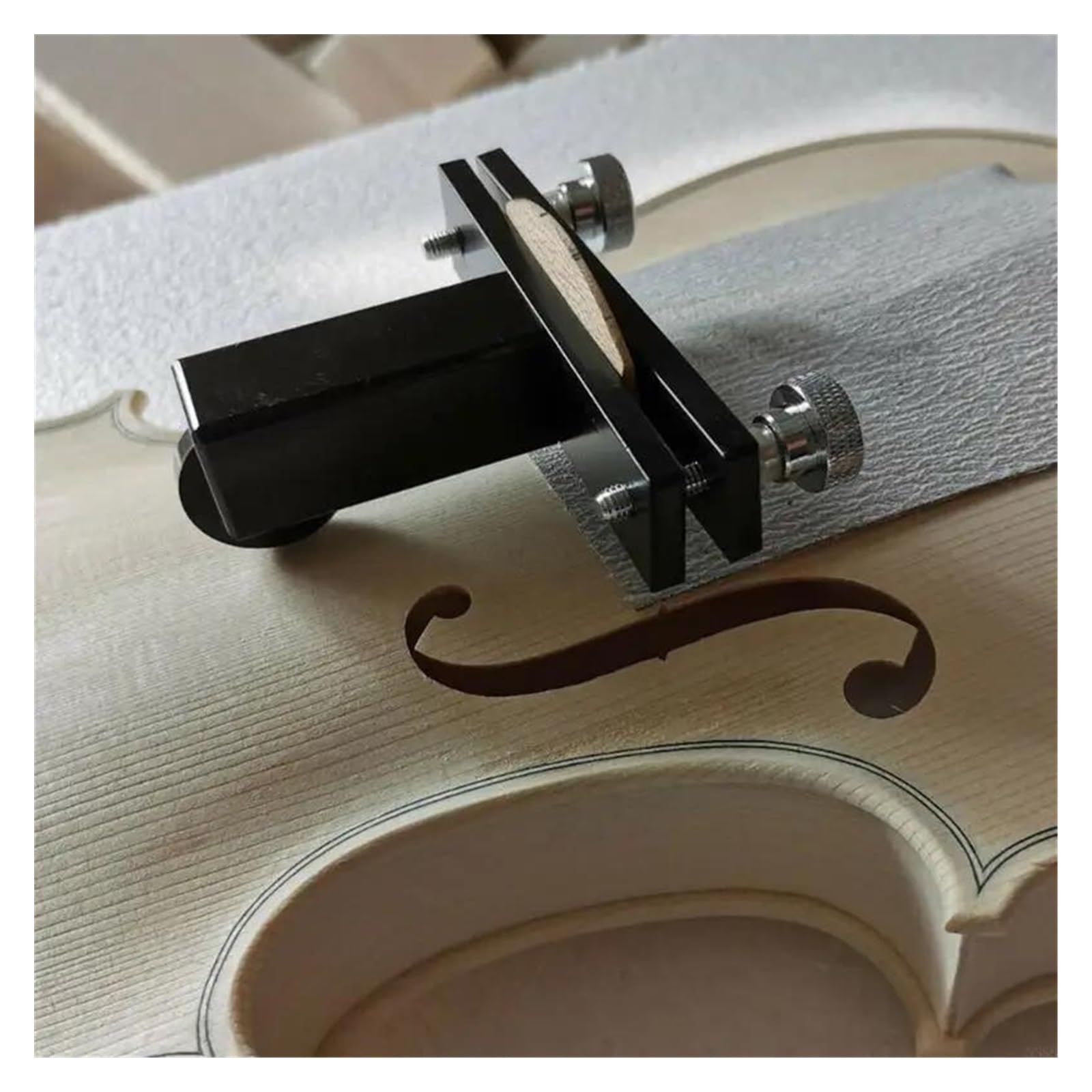 Outil De Réparation De Chevalet De Violon 3/4 Accessoires De Machine Accessoires Pour Violon(Silver)