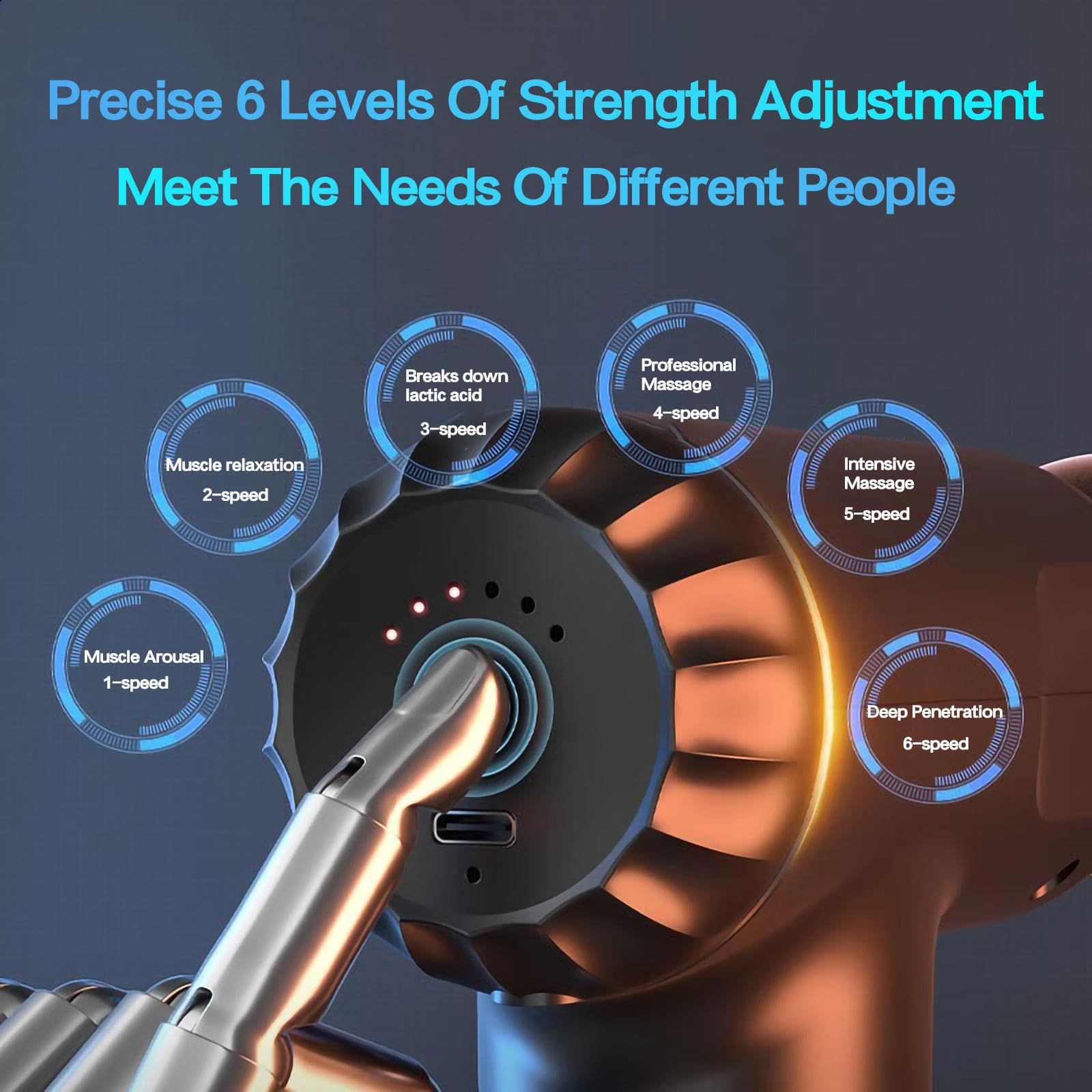 Amazon | 電動マッサージ器小型, 小型マッサージ器 静音ブラシレス