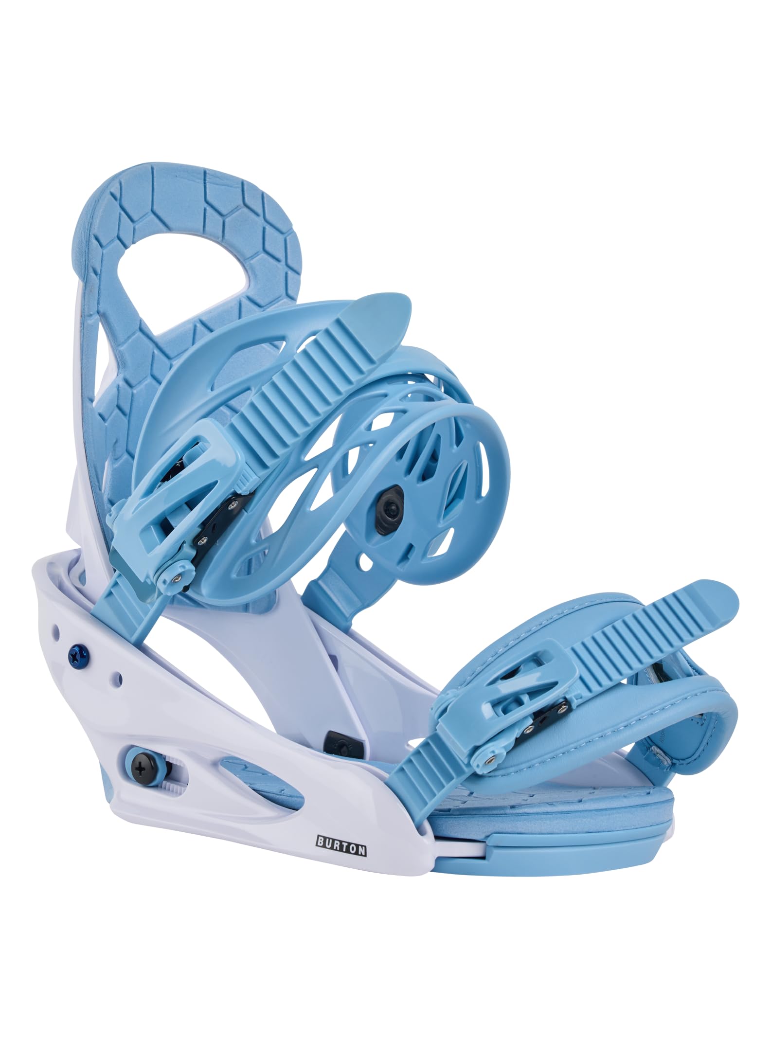 Burton Kids' Smalls Re:Flex Snowboard Bindings, Dusty Blue, L