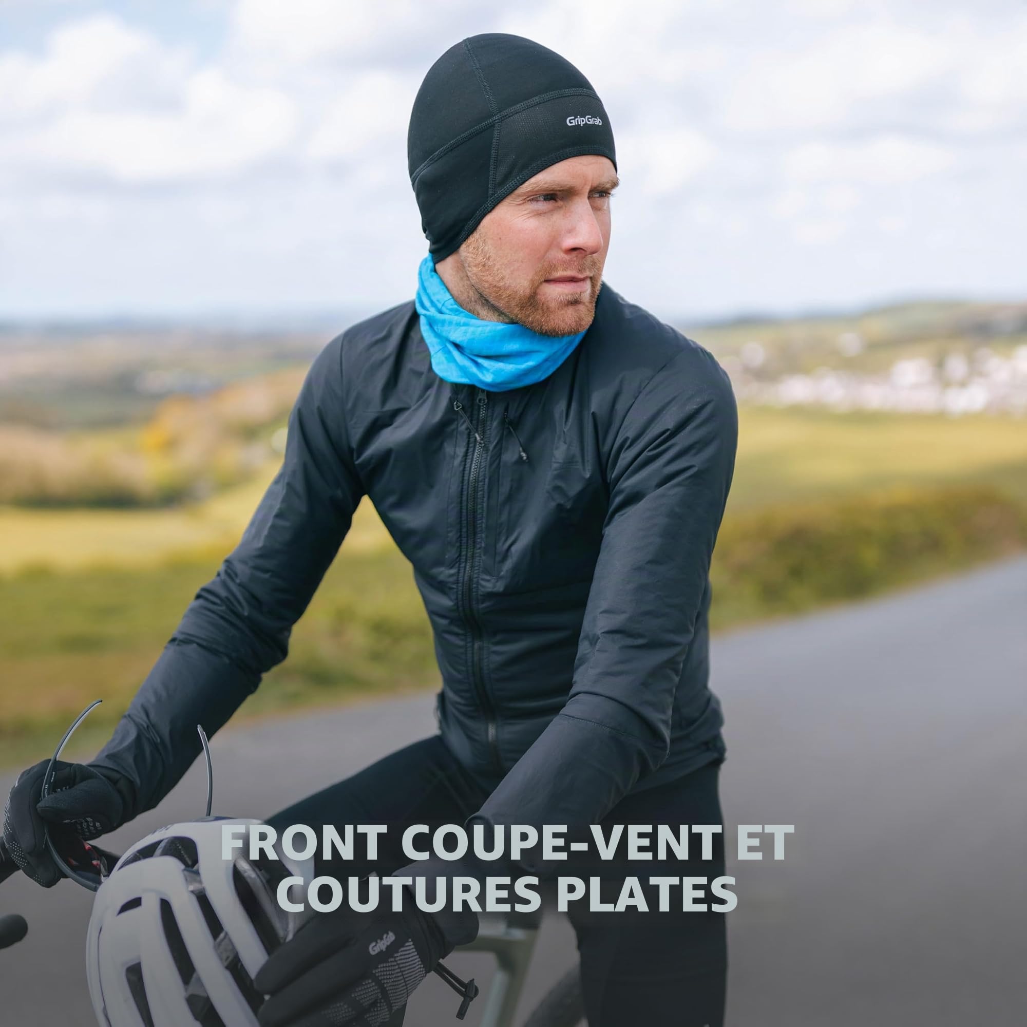 GripGrab Bonnet sous-Casque Hiver Coupe-Vent Thermo Skull Cap Cyclisme Bonnet de Vélo Léger