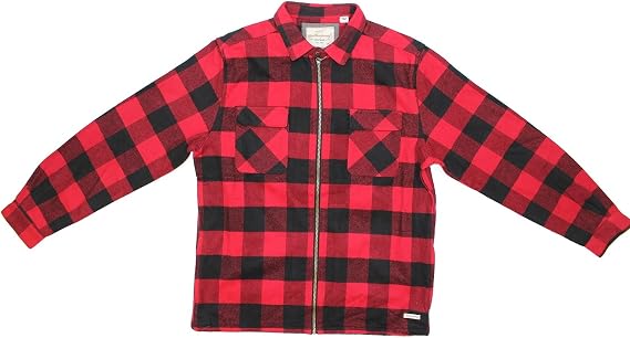 Plaid Flannel Shirt Jacket 
