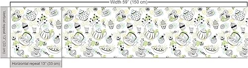 Vista 852 de Ambesonne Tela beige de The Yard, ilustración contemporánea de animales marinos en estilo retro, arte de caballito de mar de cangrejo de pulpo, tela