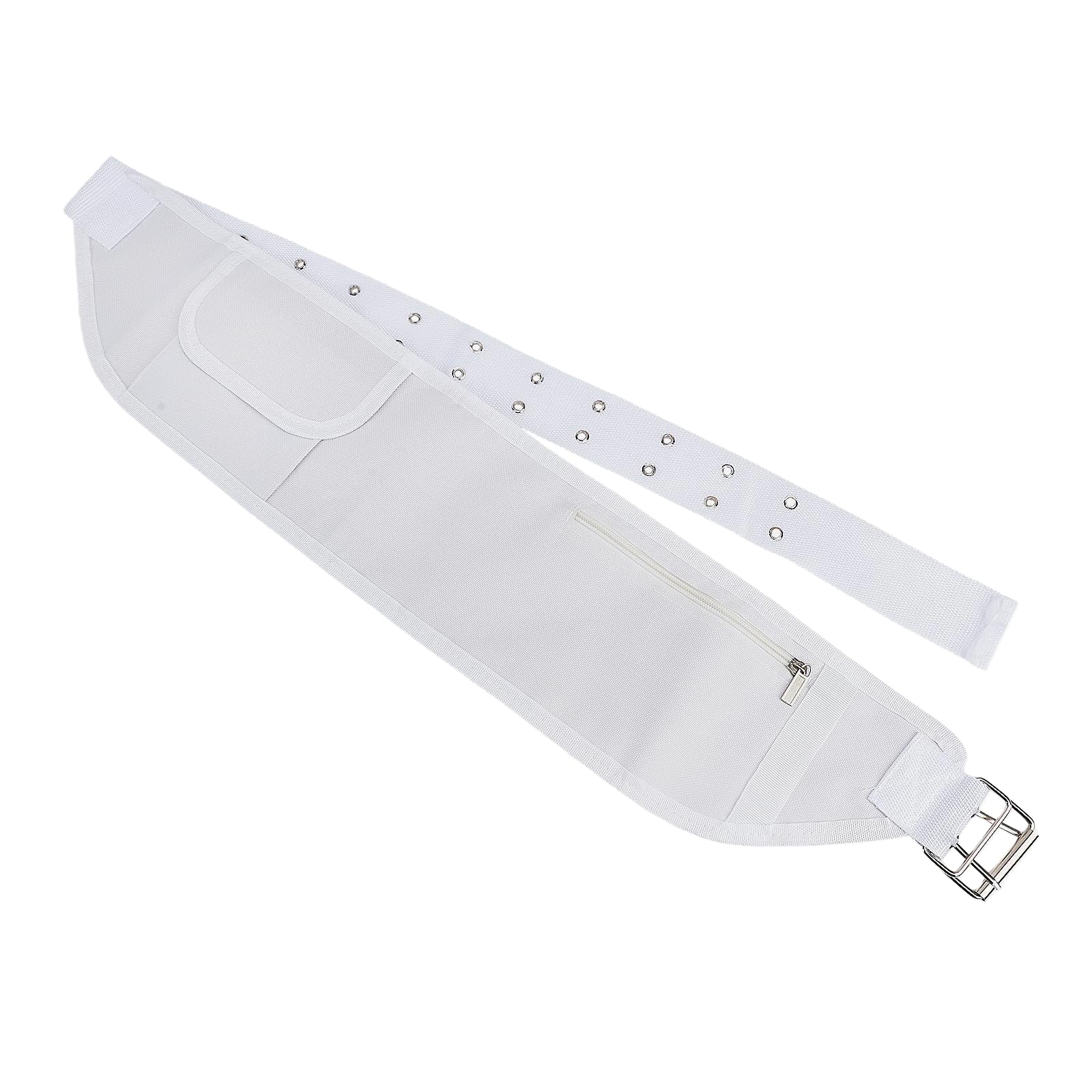 Hajj Belt for Men, 47”/60” Adjustable Ihram Waist Belt with Zipper Pocket & Buckle, Secure Hajj Umrah Money Pouch for Pilgrims, Comfortable Ihram Waist Pack for Muslim Men Travel & Prayer, 60" Oxford