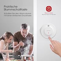 X-Sense Füstérzékelő 10 Éves Elemmel - 5 db-os Csomag, TÜV és EN14604 Tanúsított Tűzjelző, Fotoelektromos Érzékelővel, 85dB Riasztás 6