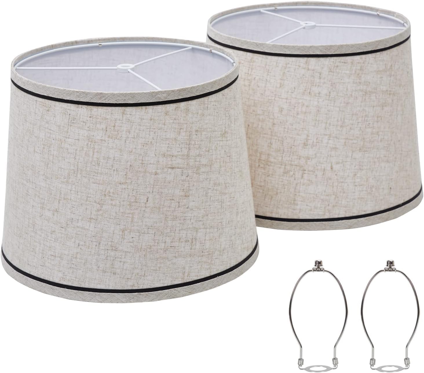 Lampshades Set of 2, Fabric Lampshades for Table Lamps Floor Lamps