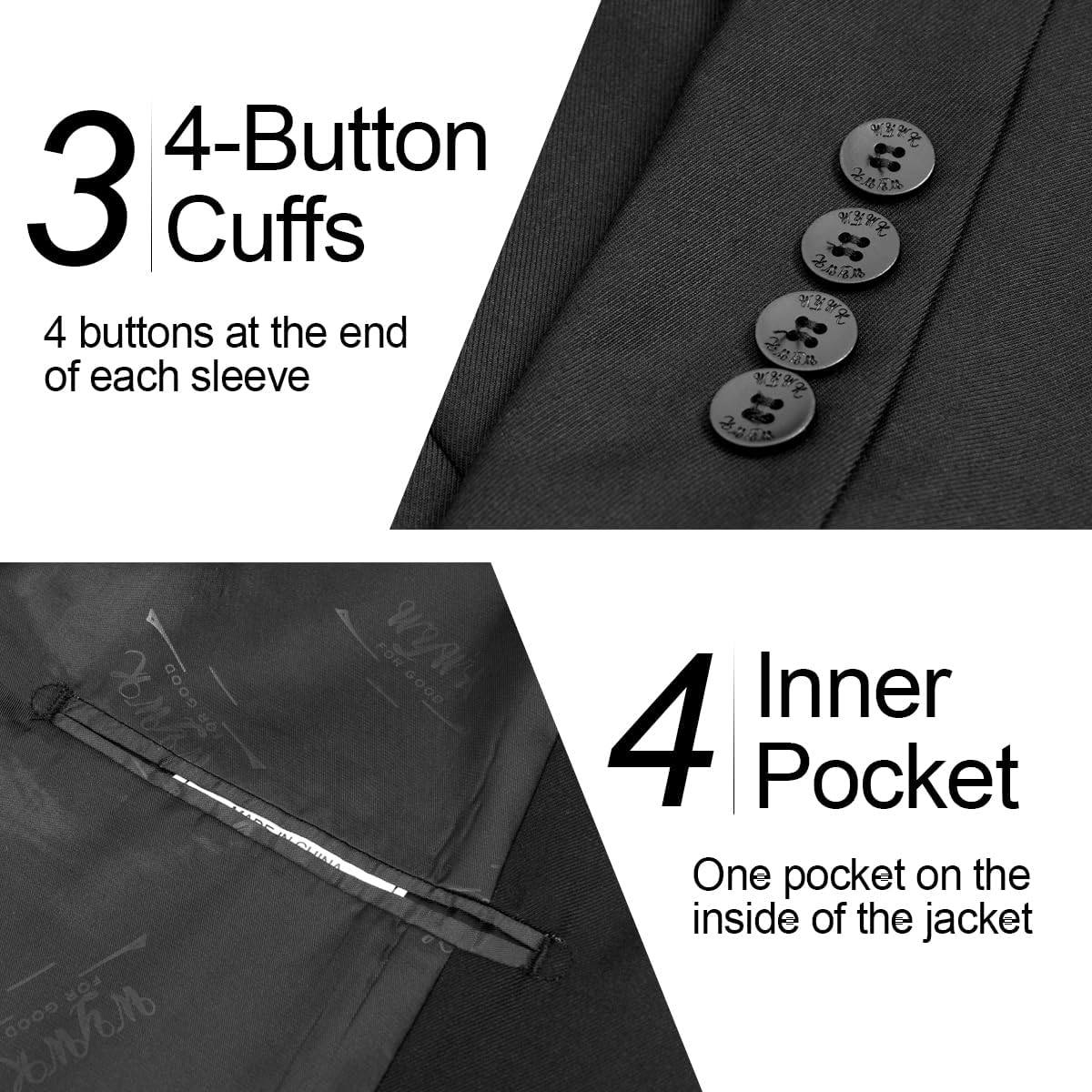 Men's Slim Fit One Button Suit Blazer Jacket Lightweight Sport Jacket Coat for Wedding, Business, Party - Image 6