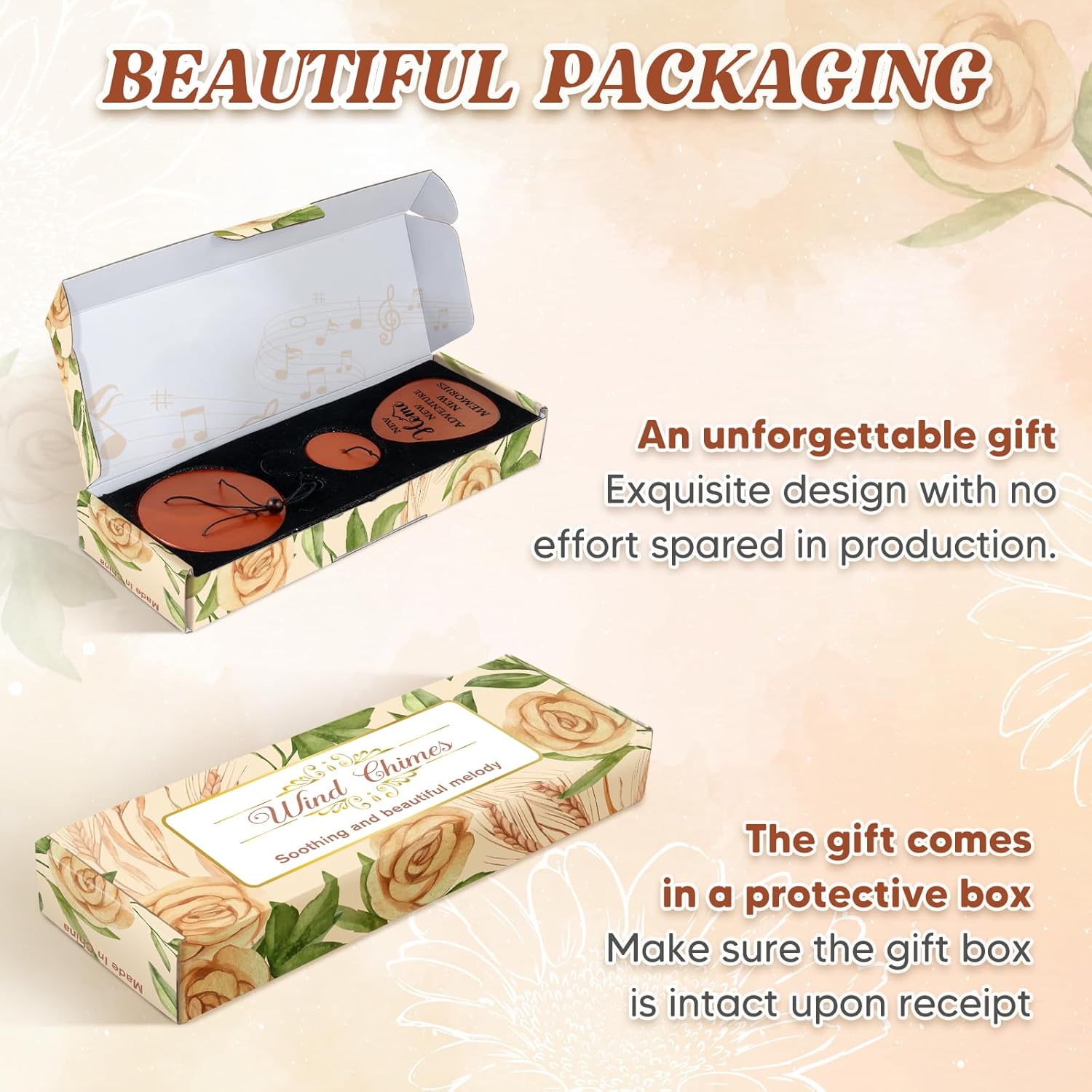 House Warming Gifts New Home, Housewarming Wind Chimes, New Home Gift Ideas for Women Men Friends Couples Coworker, Housewarming Gifts for New Apartment, House, Large 36 inch