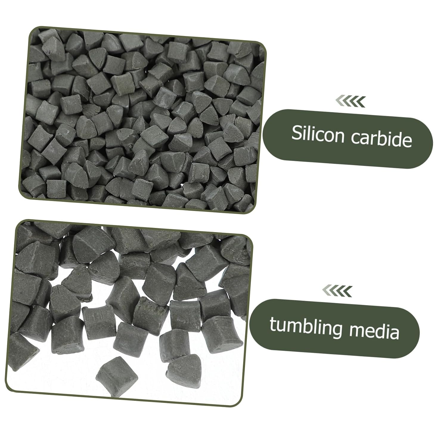MAGICLULU 500g Jewelry Polishing Buffing Abrasive Media for Tumbling Kit Rotary Tumbler