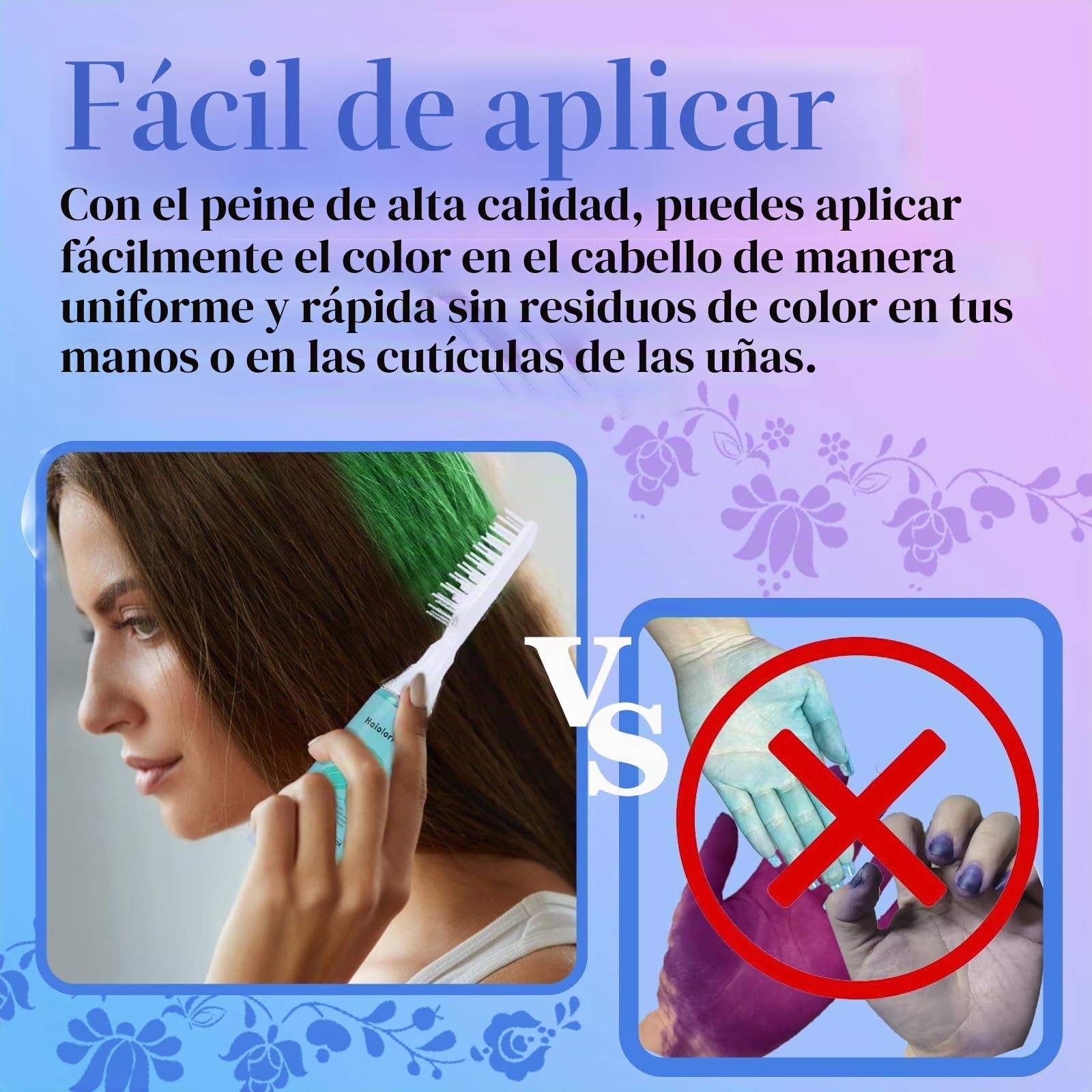 Cera de color para el cabello para niñas, 4 piezas de tinte temporal para el cabello en verde, azul, rosa, morado, kit de tiza lavable para niños y adultos, gran regalo para cumpleaños de