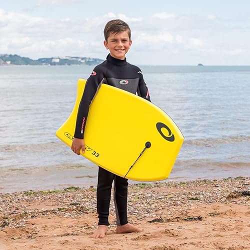 Miniatura 6 de Osprey - Bodyboard de 33 pulgadas con correa ajustable para la muñeca para niños y adultos, bodyboard ligero con cubierta XPE, cola creciente y