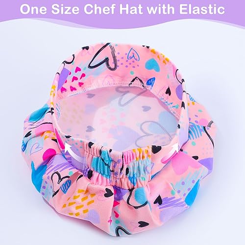 Miniatura 4 de MHJY Juego de delantal para niñas, falda plisada vintage, delantal de cocina ajustable con bolsillos para hornear y cocinar