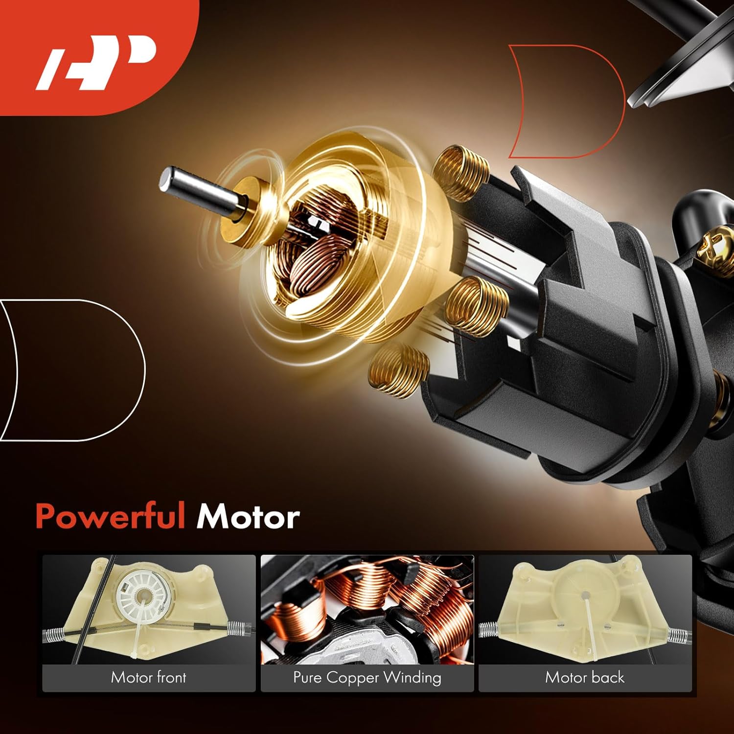 A-Premium Electric Power Window Regulator Without Motor Compatible with Volkswagen Touareg 2004-2010 Rear Left Driver Side