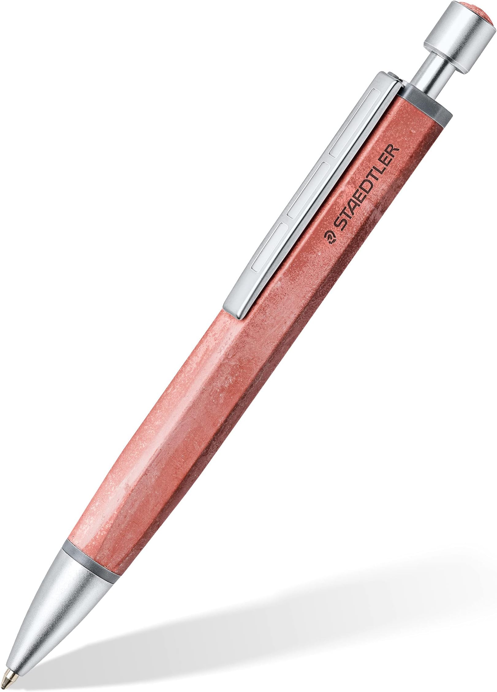 STAEDTLER 441CONB2-9 Concrete Premium Ballpoint Pen, Brick Red