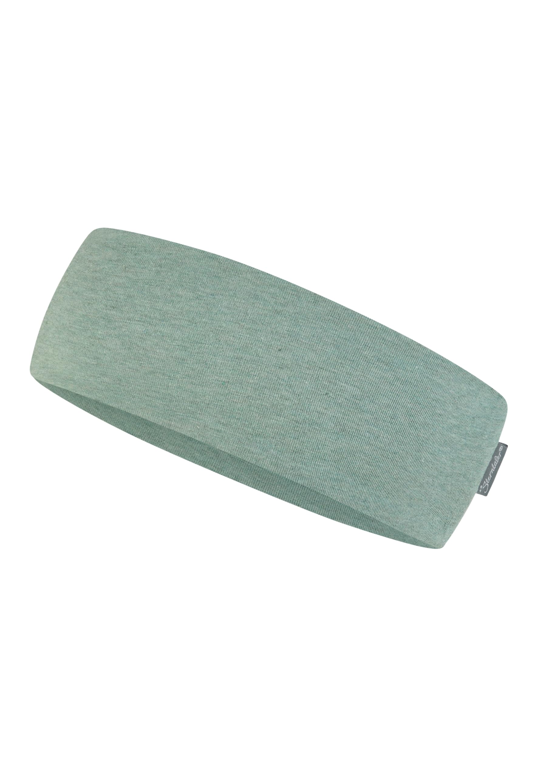 Sterntaler OCS Stirnband Melange – Weiches Baby Stirnband aus Melange Singlejersey (Bio) – Unisex Accessoire für Babys & Kleinkinder – hautsympathisch & elastisch – steingrün, Gr. 55