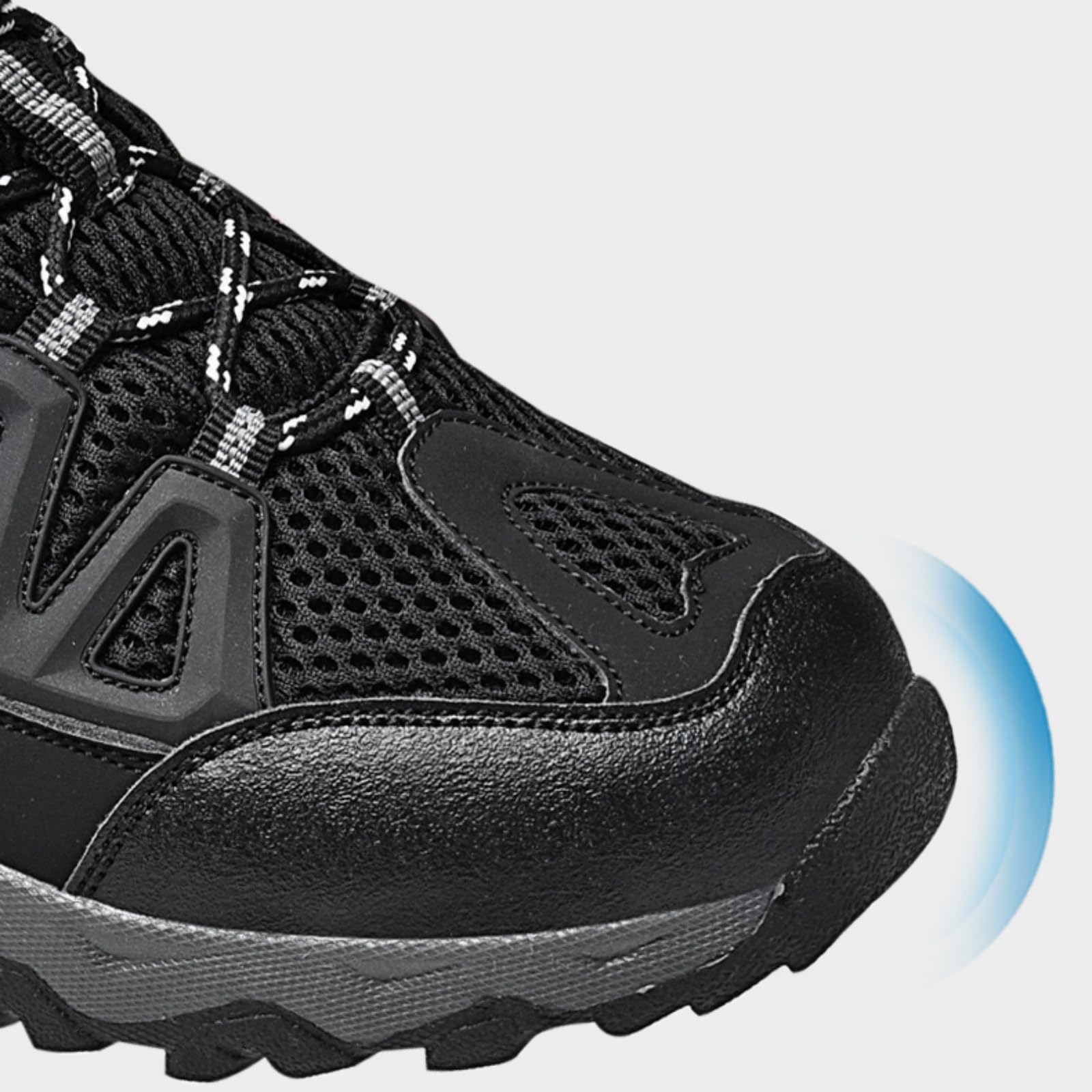 Lekkie męskie buty turystyczne oddychające buty trekkingowe | Niskie, ze wsparciem łuku stopy, antypoślizgowe, Sportowe w stylu casual, buty do chodzenia, na szlak i kemping