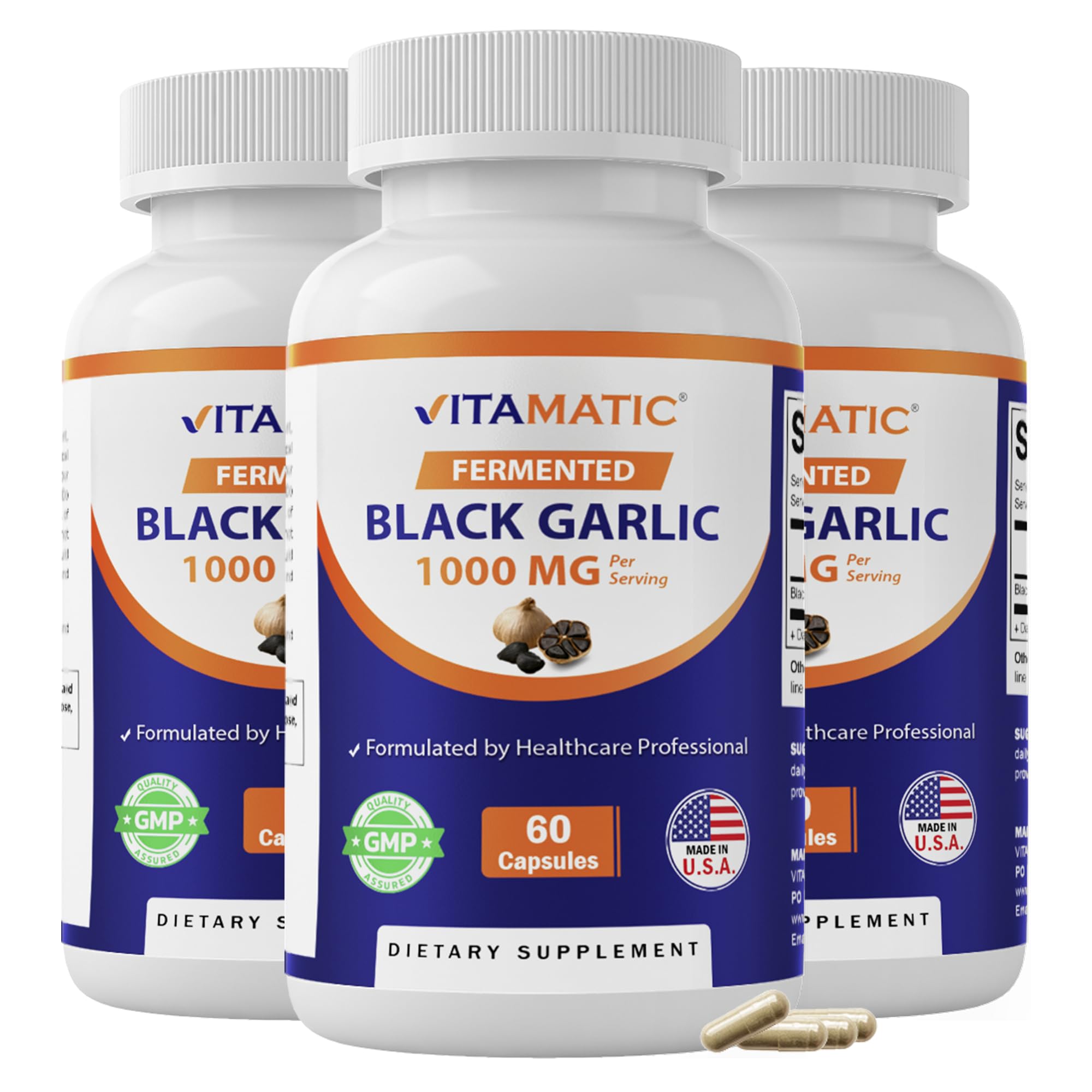 Vitamatic 3 Pack Fermented Black Garlic Extract