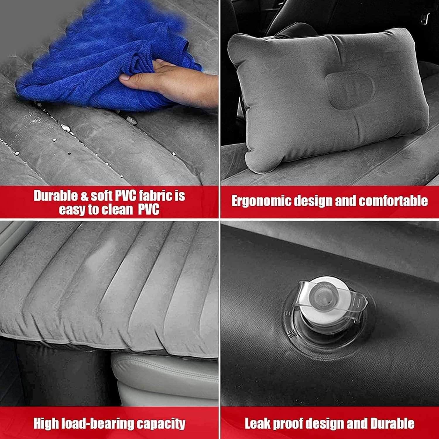 Prextex Car Inflatable Bed - Quick & Easy! -4