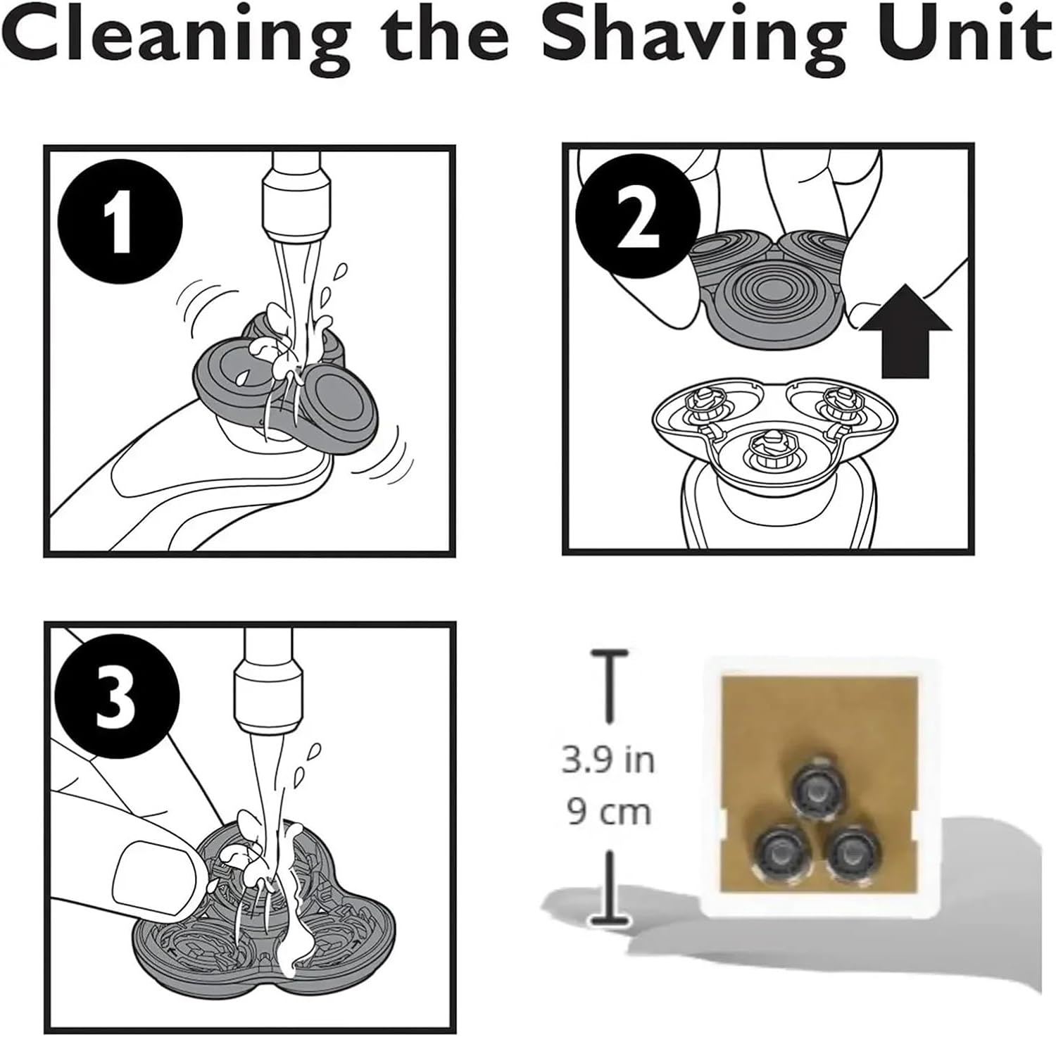 ブレード SH-90 交換用ブレード、フィリップスシェーバーシリーズ 9000、SW6700/91、SW9700/83、S9311/