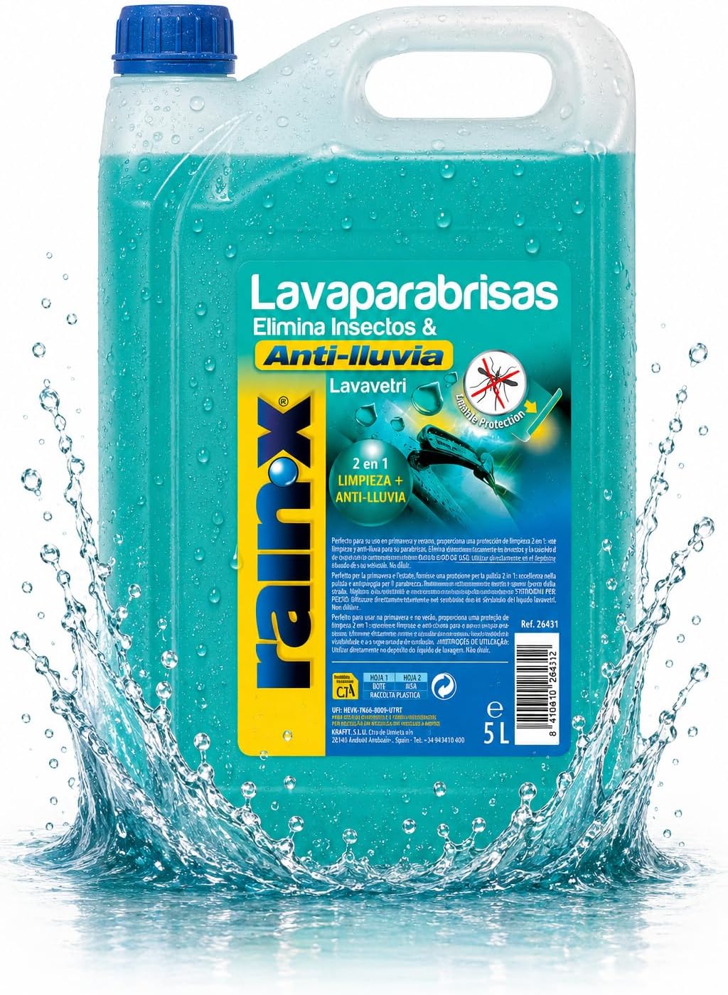 Produto de limpeza auto Rain-X 5L