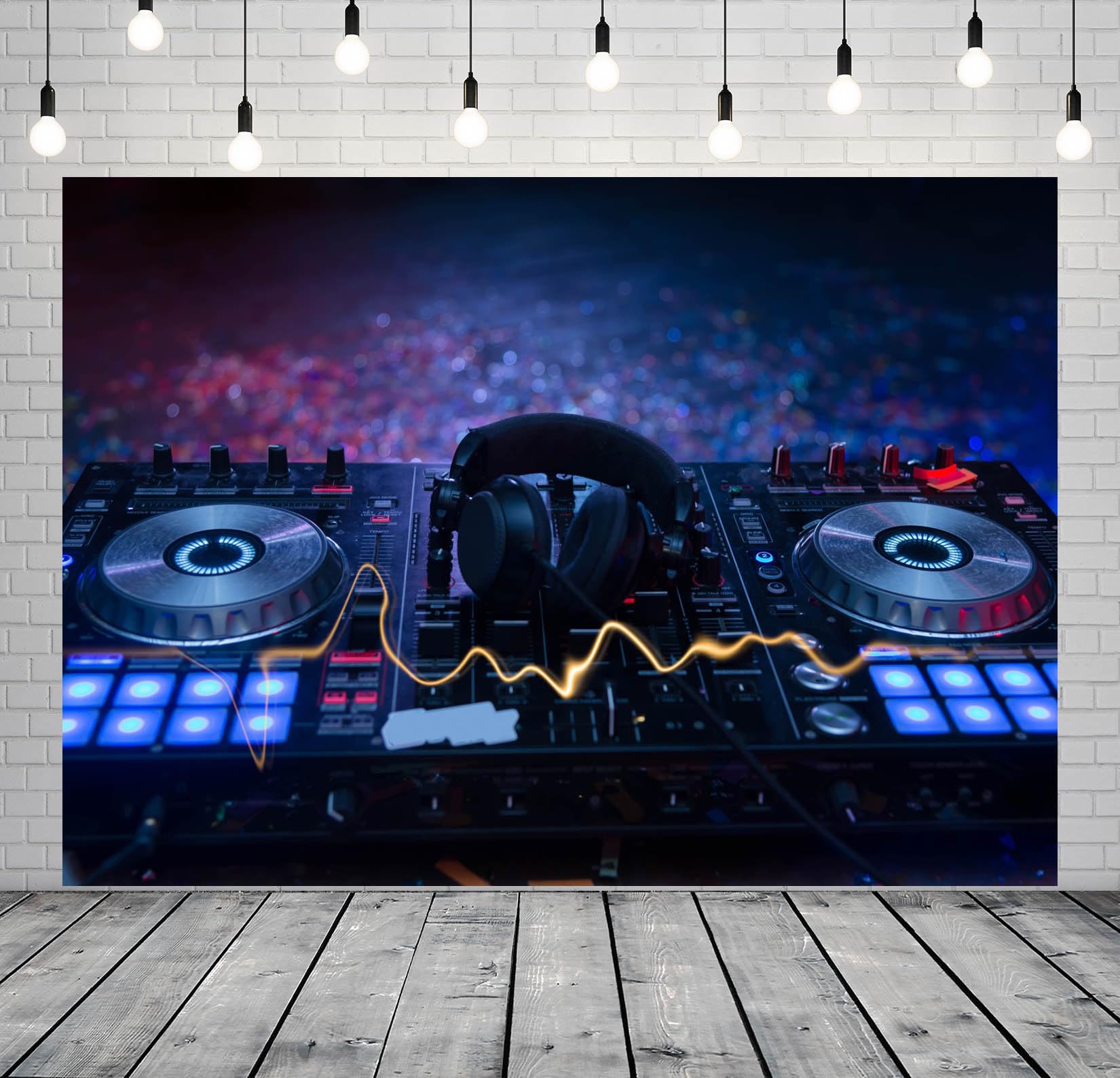 Amazon.com : CORFOTO 7x5ft Fabric Dj Mixer with Headphones