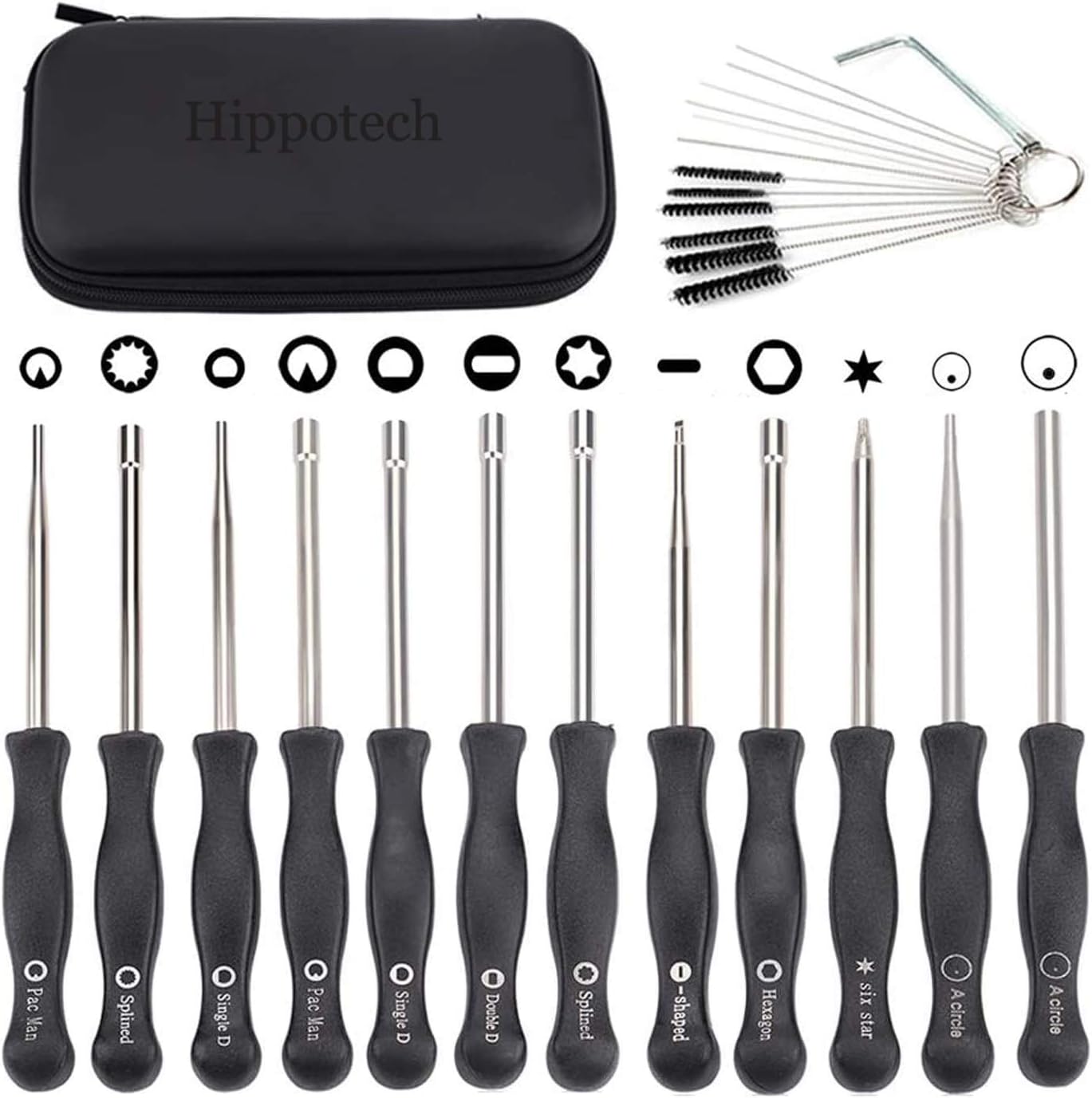 Pack of 12 Carburetor Adjustment Tool with Acircle Scredrivers for 2-Cycle Small Engine for Husqvarna for STHIL for ECHO Trimmer Chainsaw