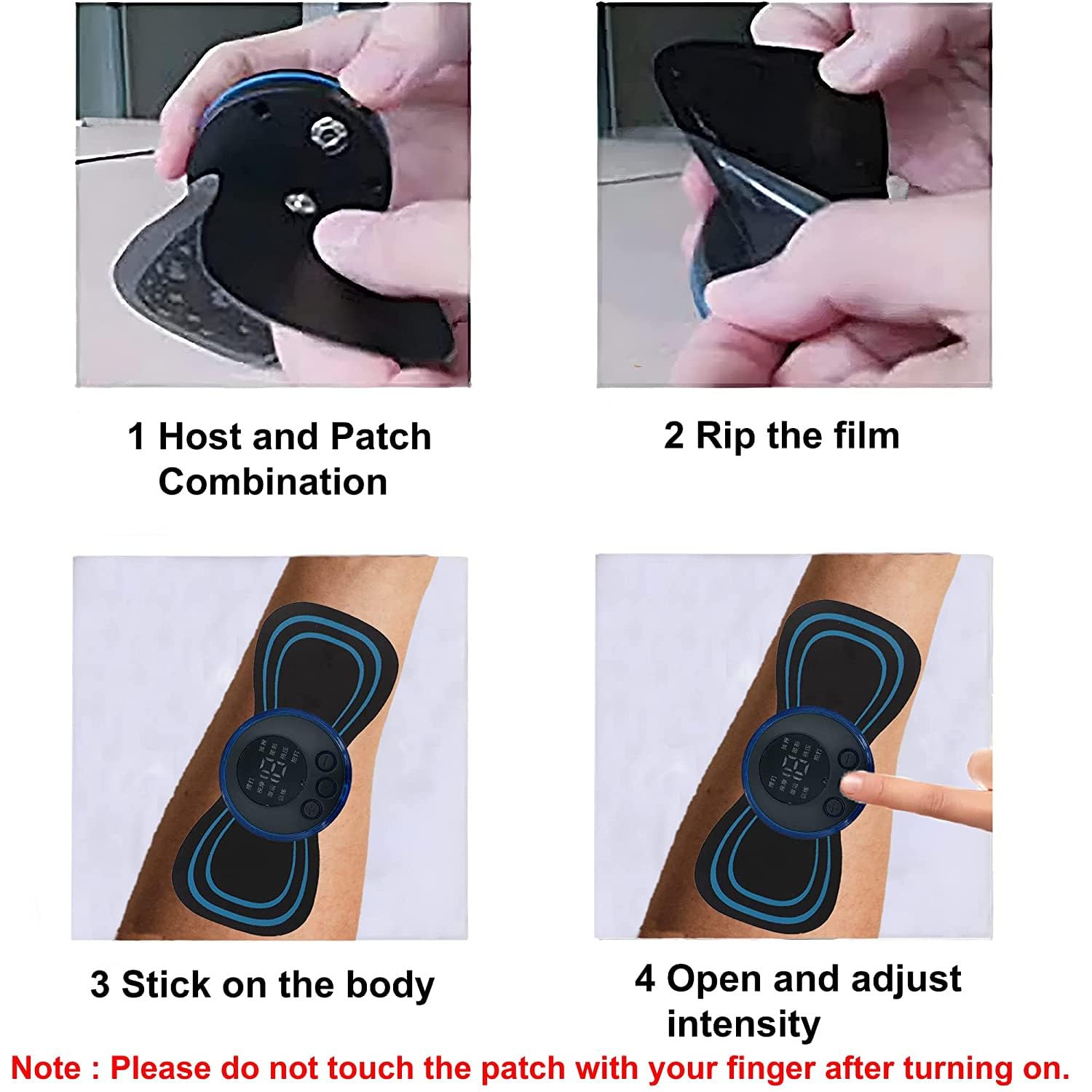 Tiri wireless portable body massage - 8 mode and 19 strength levels, rechargeable EMS pain relief neck, shoulders, hands, feet, and back - mini electric massage for men and women Tiri wireless portable body massage - 8 mode and 19 strength levels, rechargeable EMS pain relief neck, shoulders, hands, feet, and back - mini electric massage for men and women