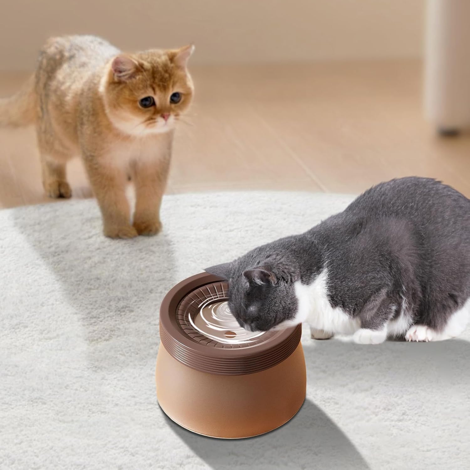 Slow Drinking Bowl for Dogs | 1200ml Puppy Drinking Bowl for Slow Drinking | Floating Non-Drip Bowl Accessory for Small Medium Large Puppy 3