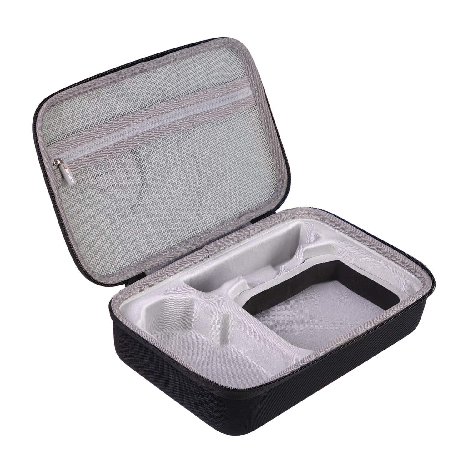 JSVER Bolsa para dji, Funda para Mini 4 Pro y Accesorios Estuche de Almacenamiento Rígido Cuero PU Compatible con Baterías y Control Remoto dji RC-N2 o RC-2-Negro