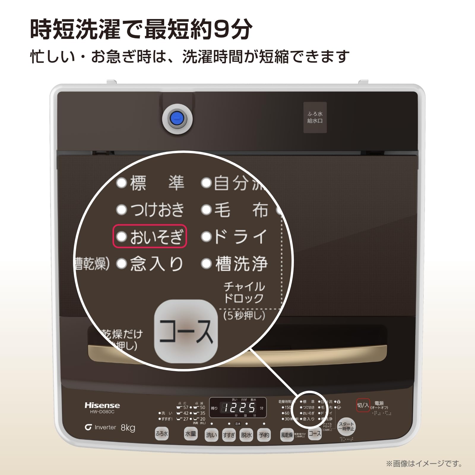 送料無料&地域限定3000円引き！ハイセンス 洗濯機23年製 5.5kg 風乾燥 4580341987360.jpg
