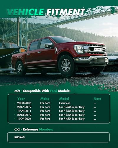 Miniatura 2 de Kit de suspensión de 2 piezas, estabilizador traserobarra de dirección para Ford F-250 F-350 F-450 Super Duty K80268 1999-2004