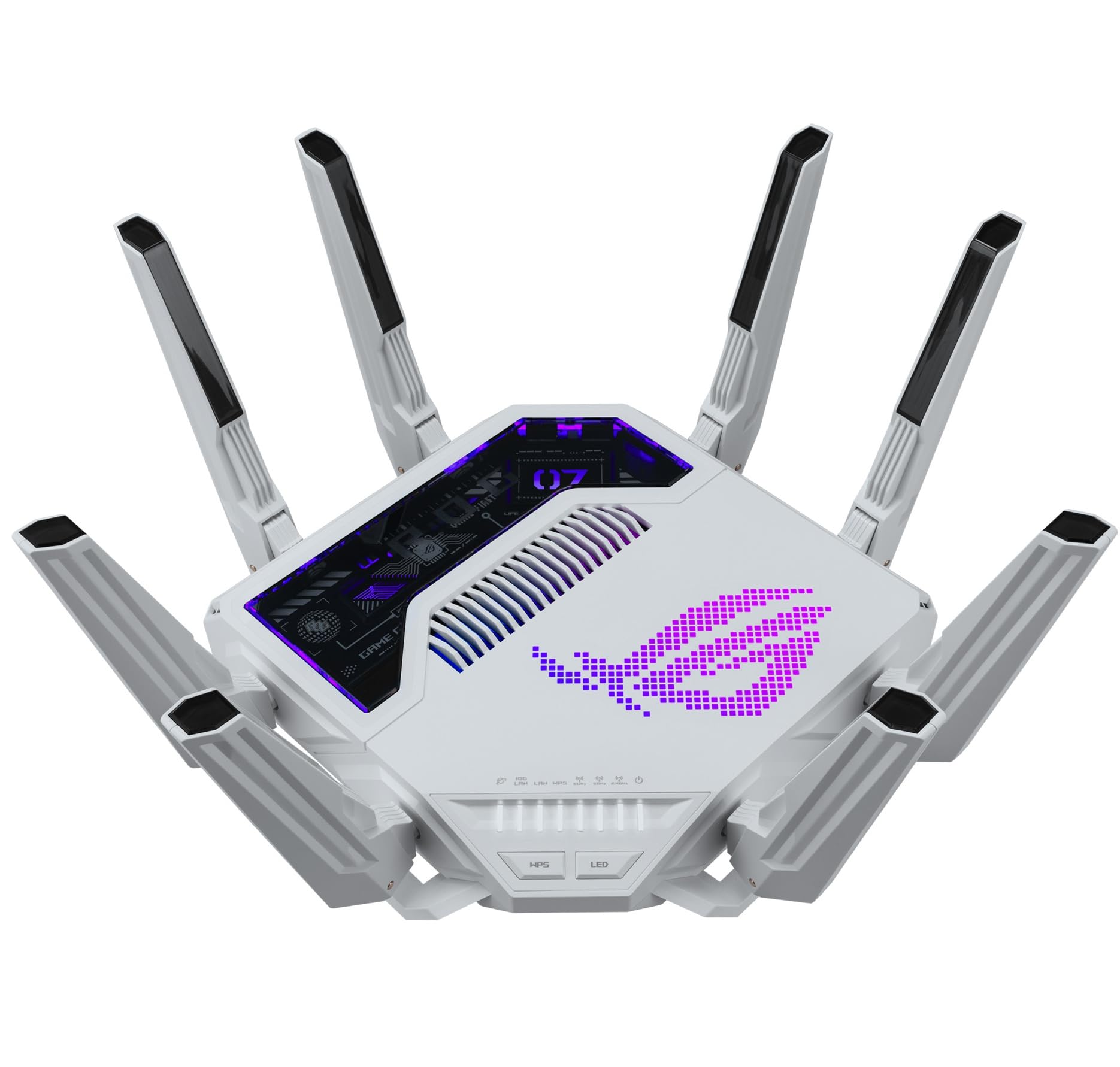 Asus Rog Rapture GT-BE19000AI WiFi 7 Beyaz Router : Amazon.com.tr