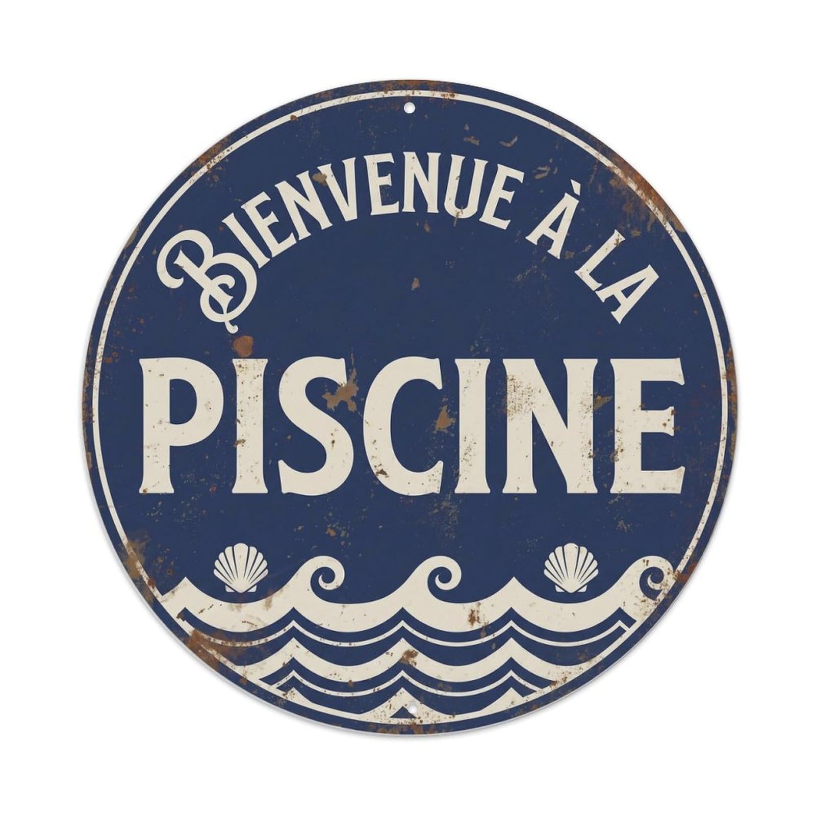 Welcome to The Swimming PoolMetal Tin Sign