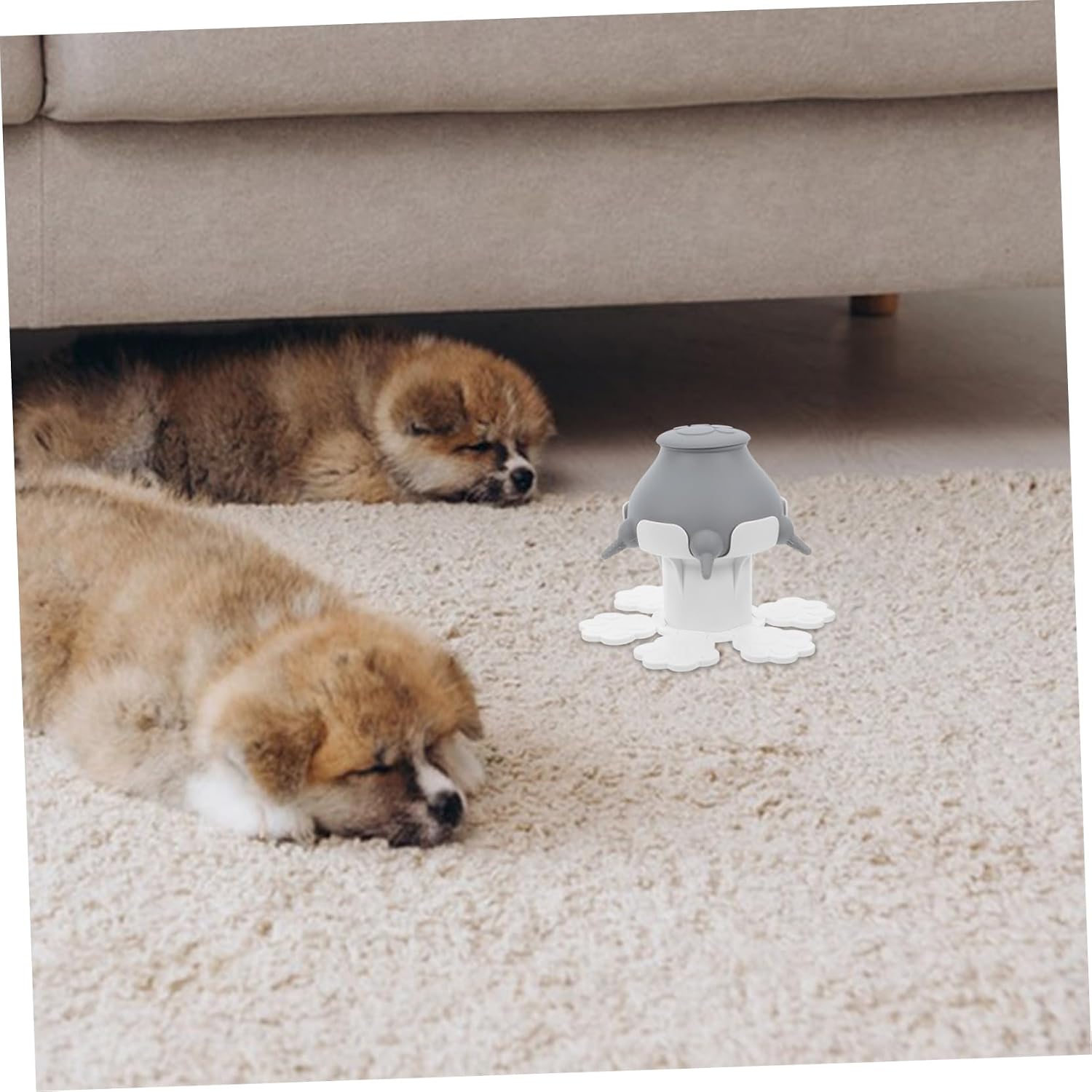 BESPORTBLE Puppy Feeder Station with Multi-Nipple Design Silicone Milk Feeder for Newborn Puppies Easy to Feeding for Dog Breeds